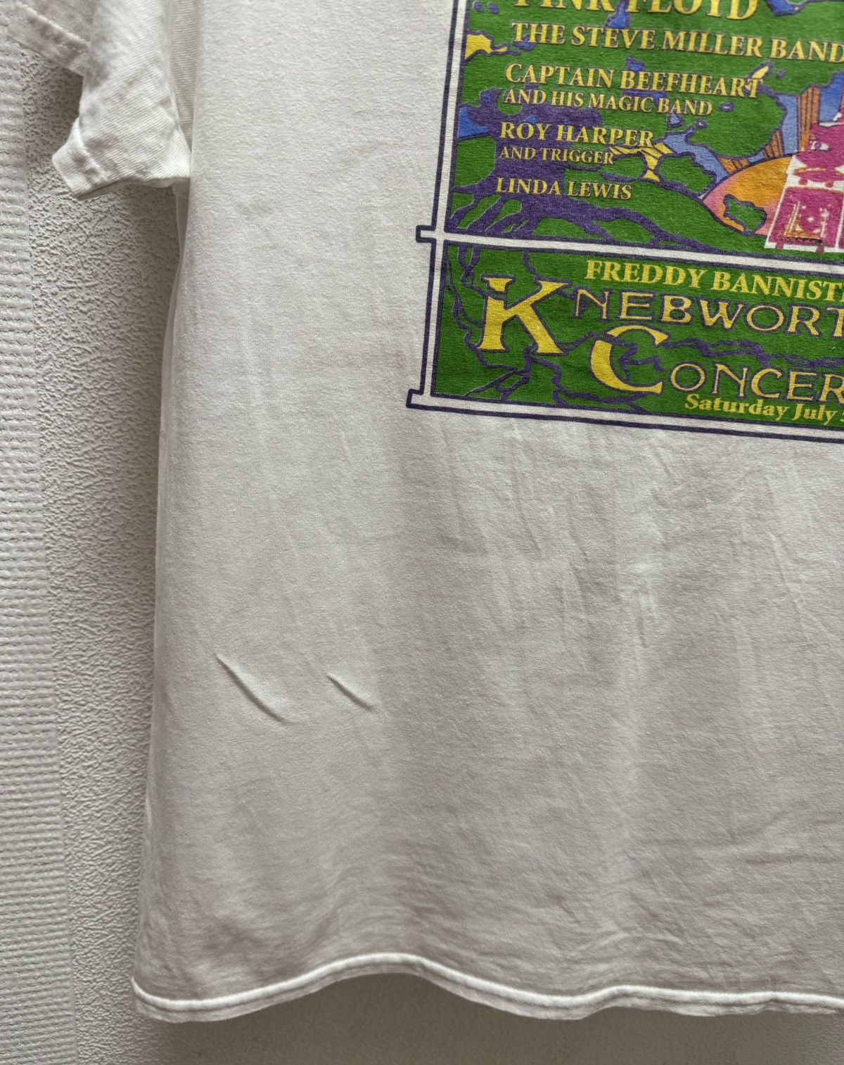 Pink Floyd Pink Floyd Knebworth vintage t-shirt sz Size US L / EU 52-54 / 3 - 6 Thumbnail