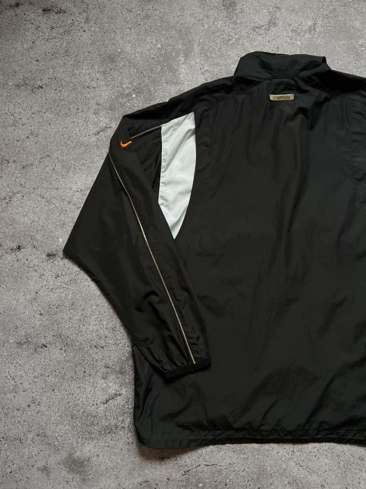 Nike × Vintage Vintage Nike 90s Nylon Track Jacket Black Size US XL / EU 56 / 4 - 10 Thumbnail
