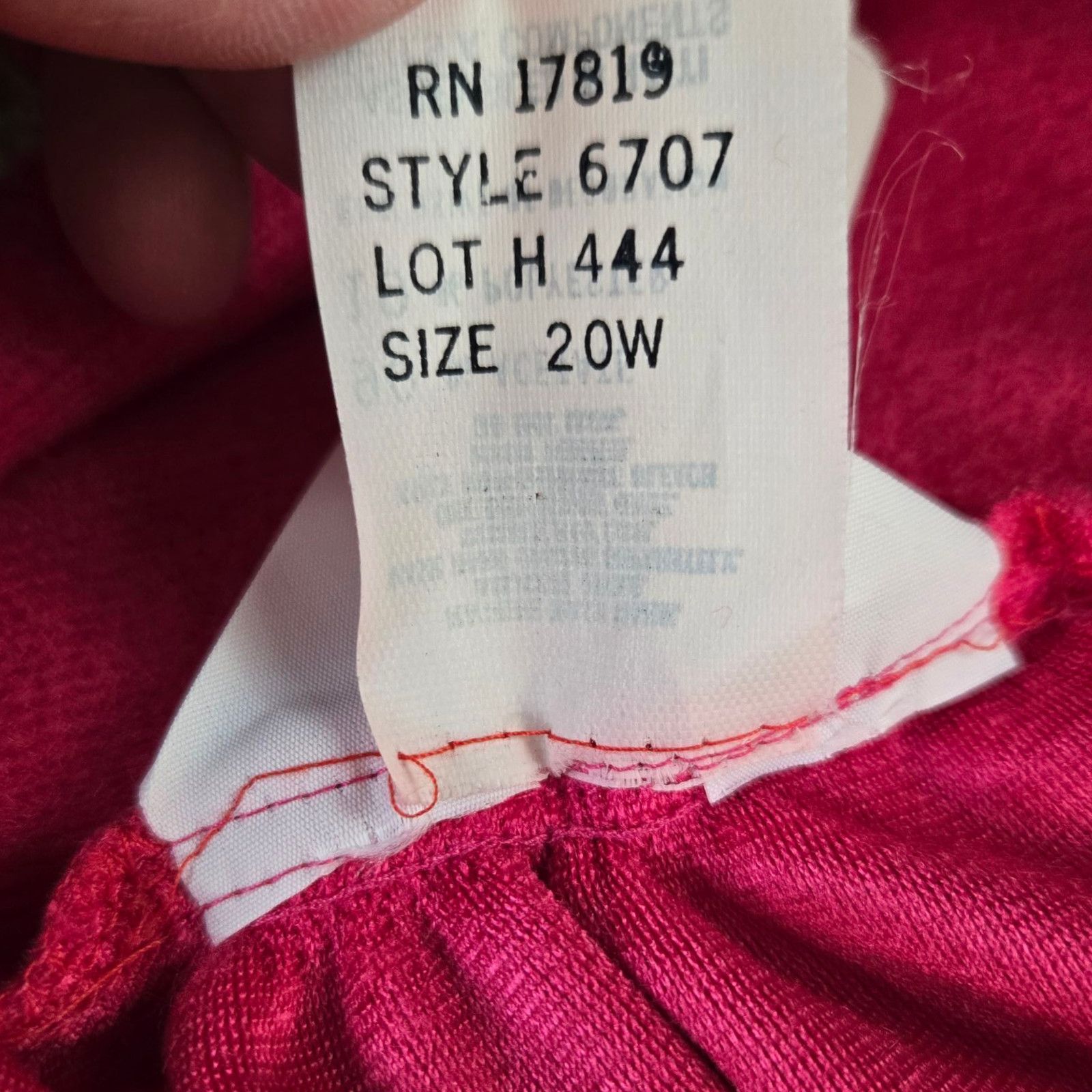 Vintage Vintage Pink Housecoat Robe 80s Plus Size 20W Size ONE SIZE - 12 Thumbnail