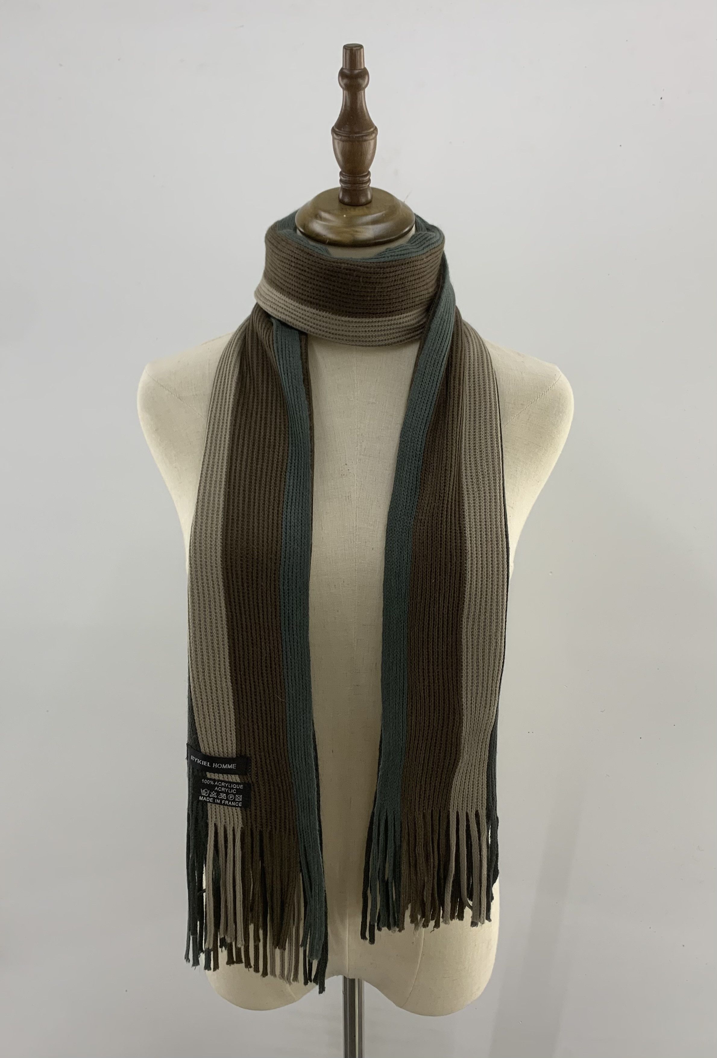 Sonia Rykiel Rykiel Homme Scarf Wool Muffler Neck Wrap BL3106 Size ONE SIZE - 1 Thumbnail