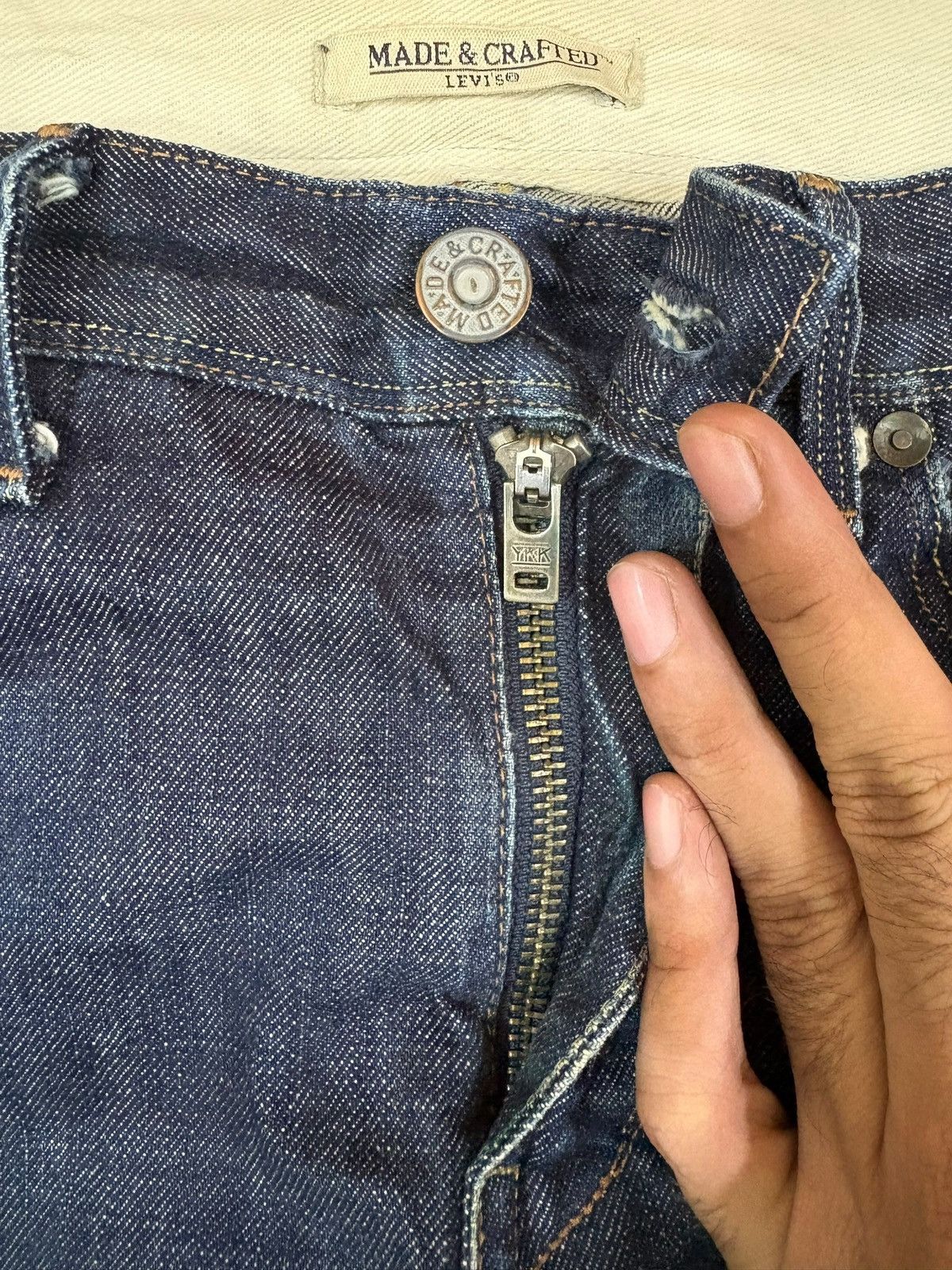 Levi's Made & Crafted Vintage Y2k Levis Made & Crafted Blue Wash Jeans Size US 31 - 3 Thumbnail