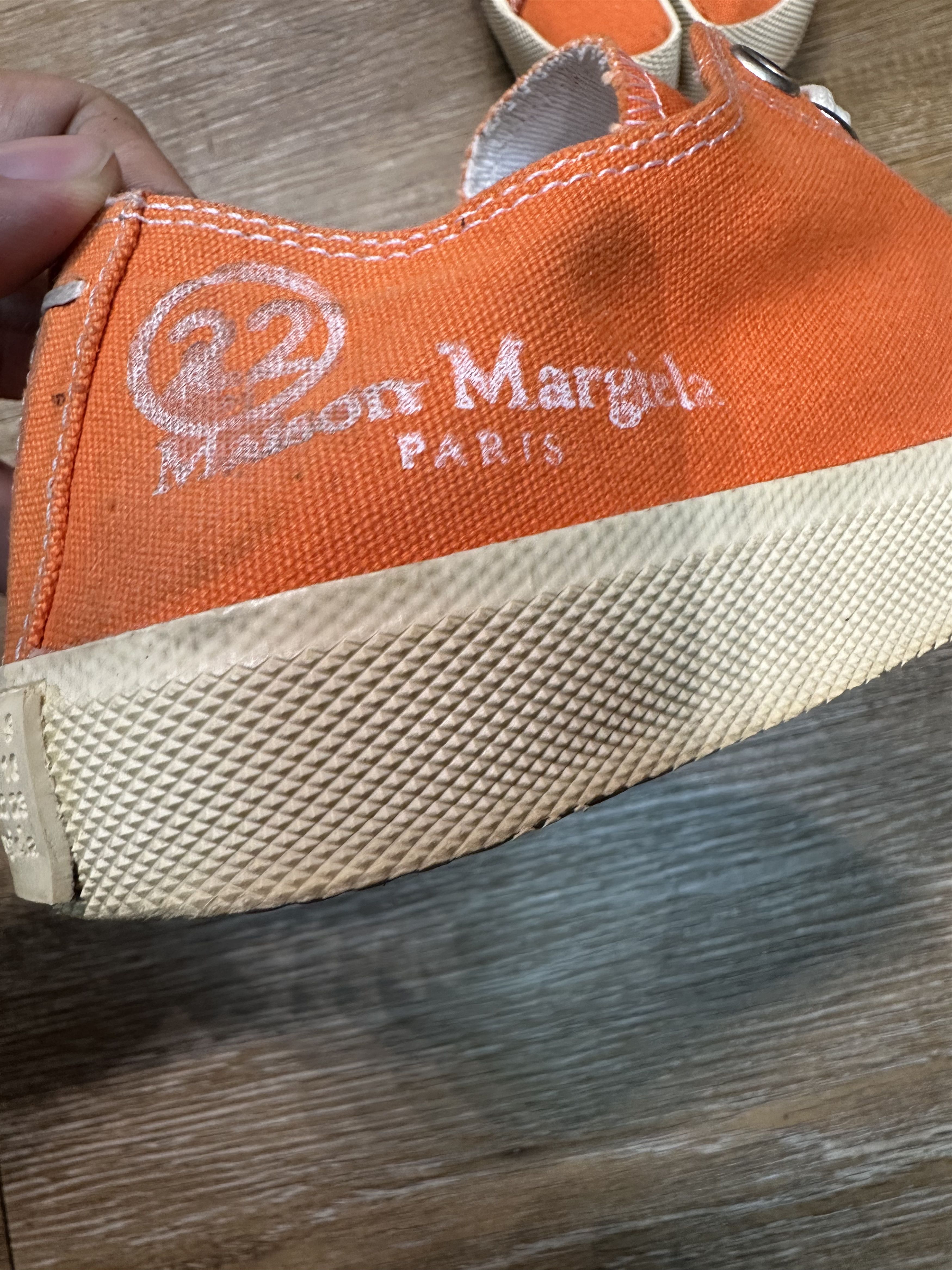 Maison Margiela Maison Margiela Tabi Canvas Orange Size US 8 / IT 38 - 8 Thumbnail