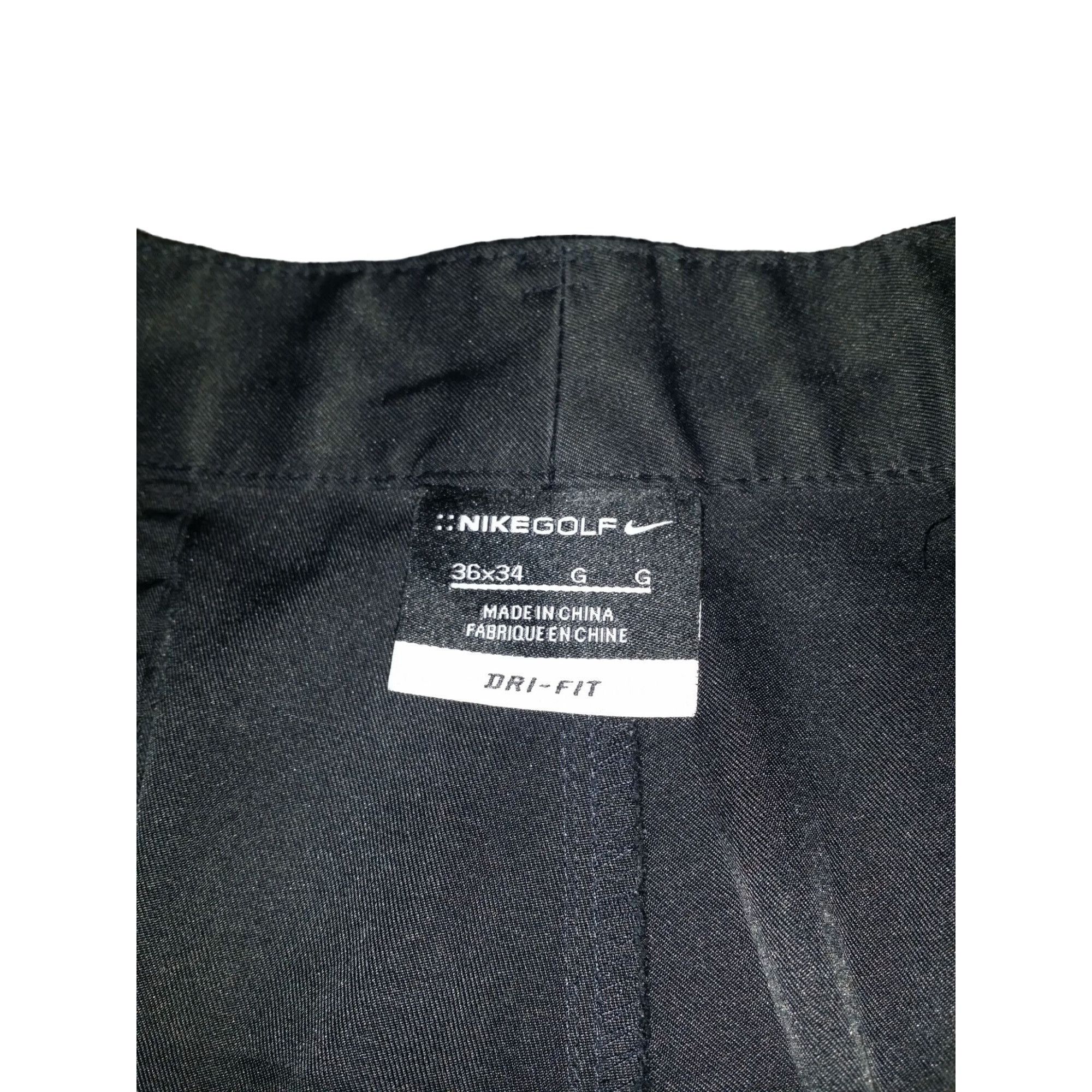 Nike Nike Golf Mens Performance Dri Fit Pants Black Sz 36x34 Outd Size US 36 / EU 52 - 4 Thumbnail