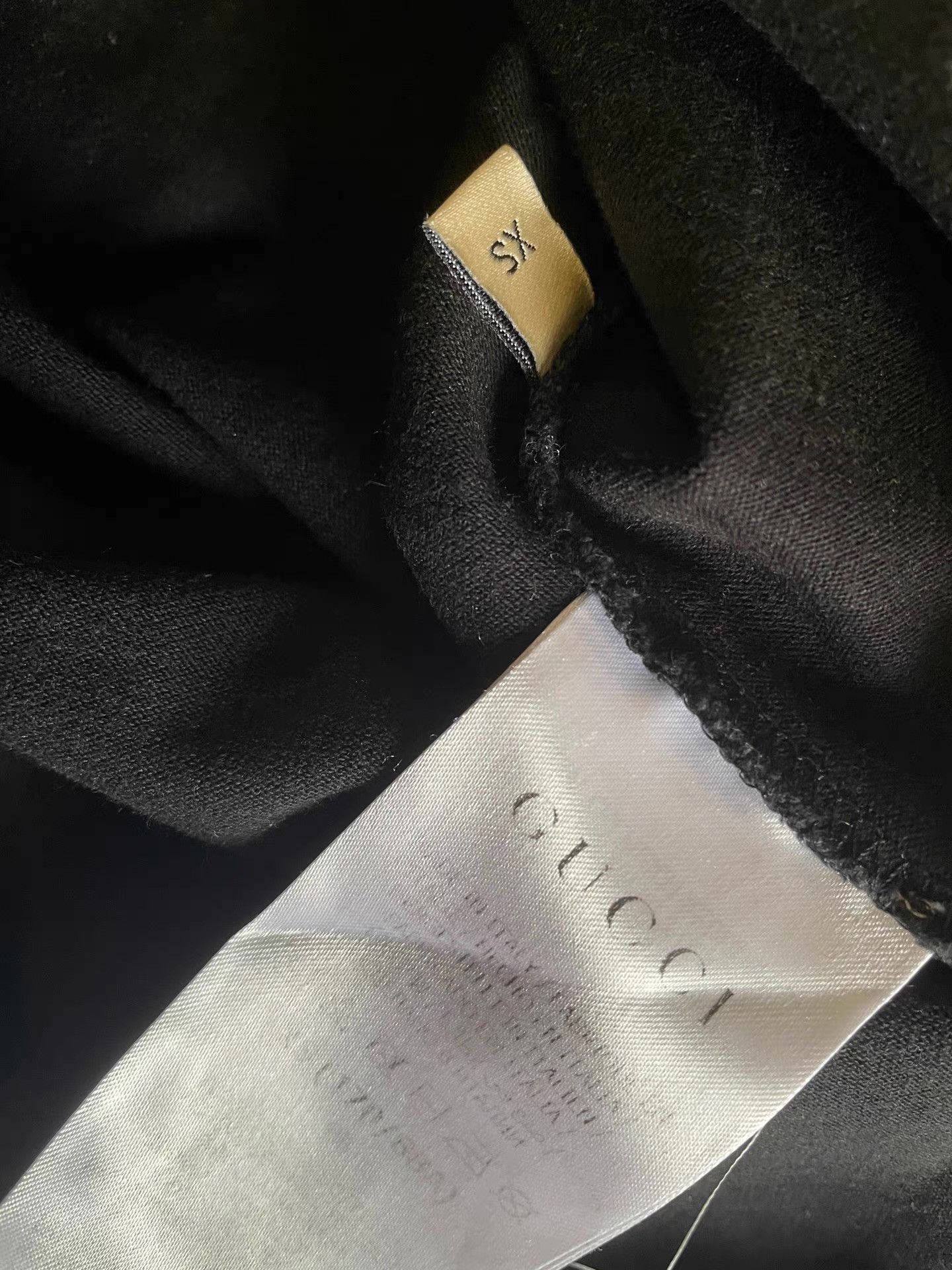 Gucci Gucci Black Short Sleeve T-shirt Size US XS / EU 42 / 0 - 5 Thumbnail