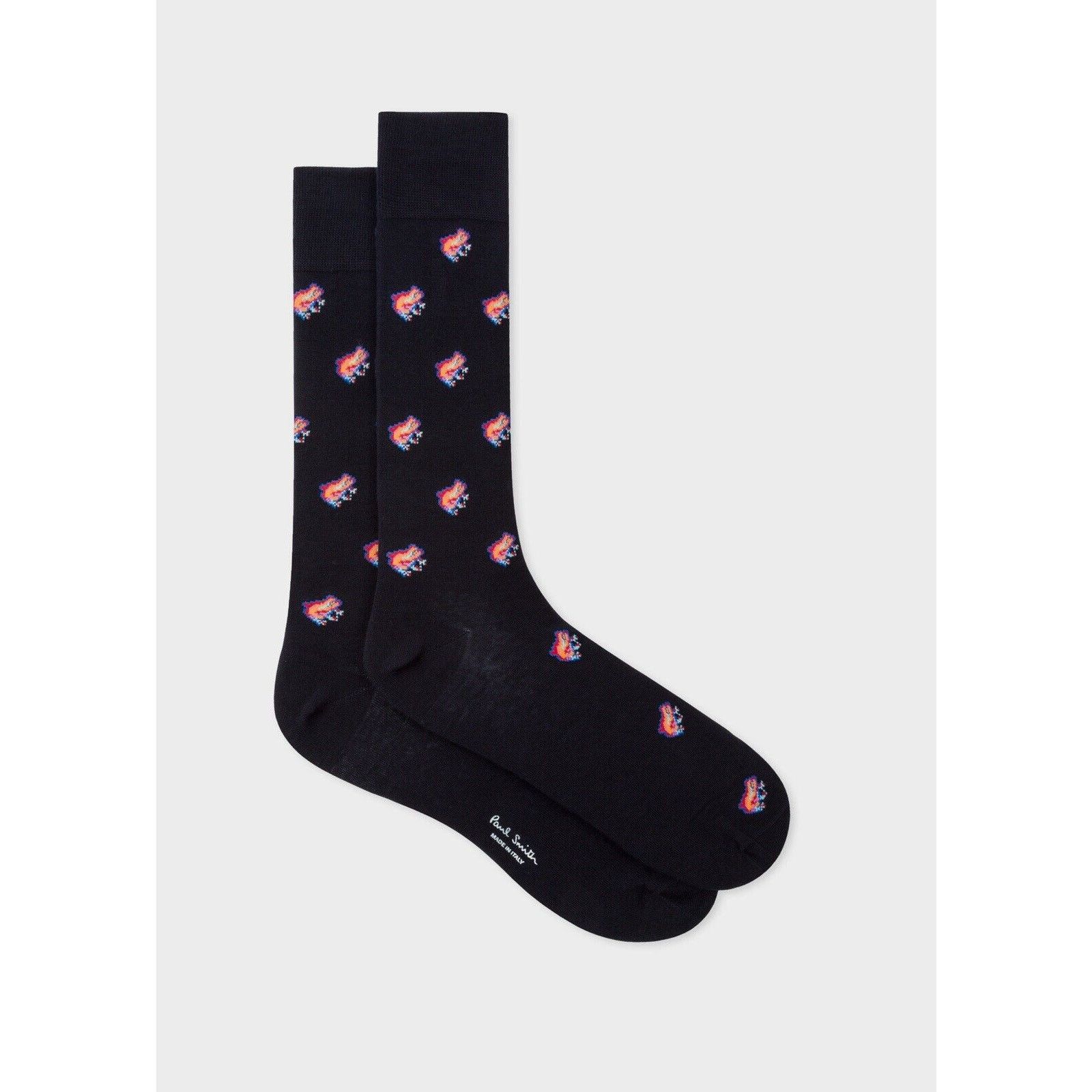 Paul Smith Rare! NWT $35 Paul Smith Men's “Dreamer Frog” Socks, Italy. Size ONE SIZE - 2 Thumbnail