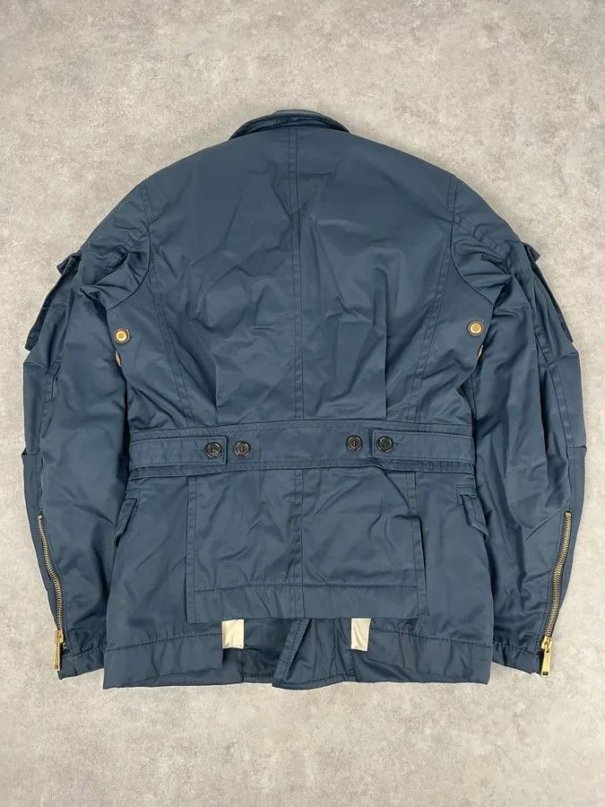 Dsquared2 AW2007 Dsquared2 Navy Asymmetrical Cargo Zip Jacket Size US M / EU 48-50 / 2 - 7 Thumbnail