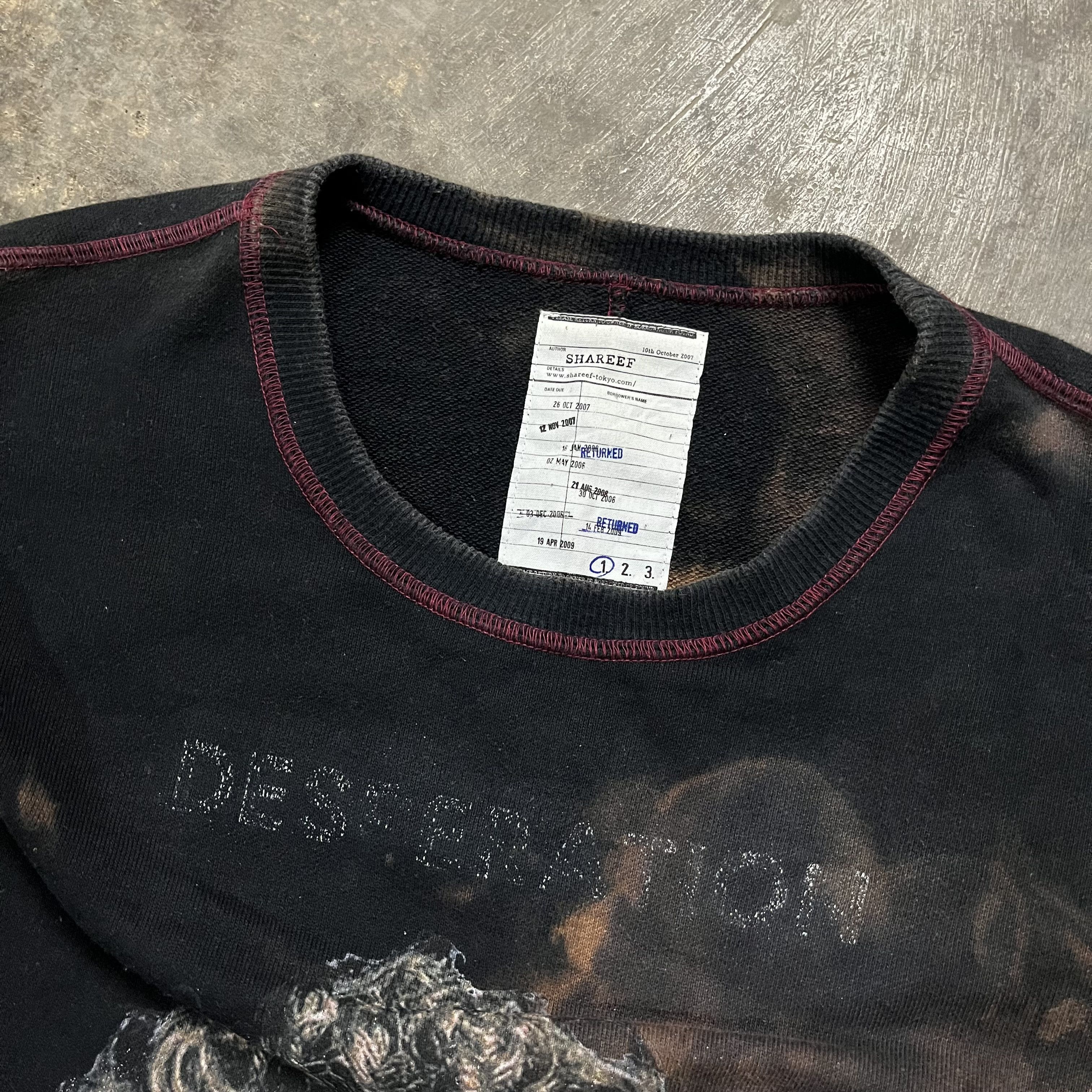 Japanese Brand × SHAREEF Archive crewneck shareef desseration Size US L / EU 52-54 / 3 - 3 Thumbnail