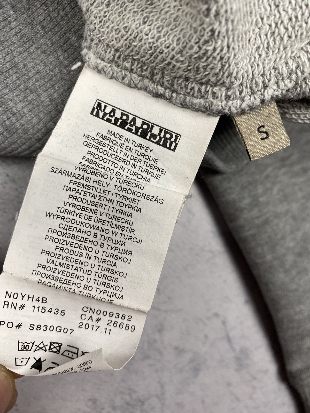 Napapijri Napapijri Outdoor Life Gorpcore Hoodie Zip Up Gray size s Size US S / EU 44-46 / 1 - 7 Thumbnail