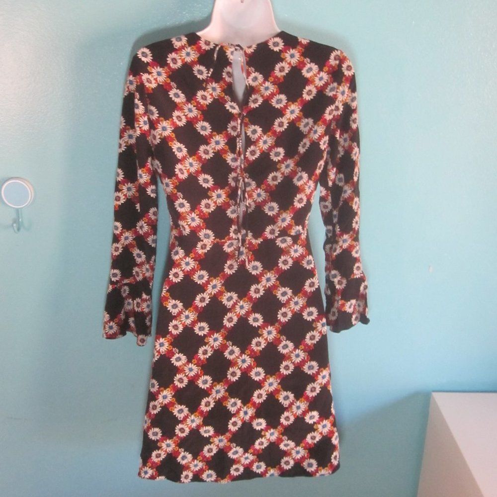 Sandro Sandro Rony Silk Floral Dress Size 1 Size S / US 4 / IT 40 - 13 Thumbnail
