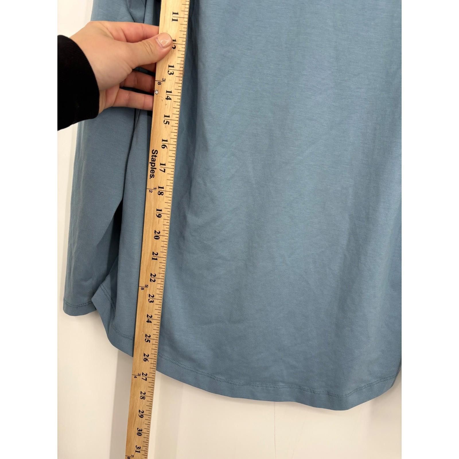 Other X Cuts Curve Hem Hoodie Long Sleeve Blue Men's Size Small Size US S / EU 44-46 / 1 - 6 Thumbnail