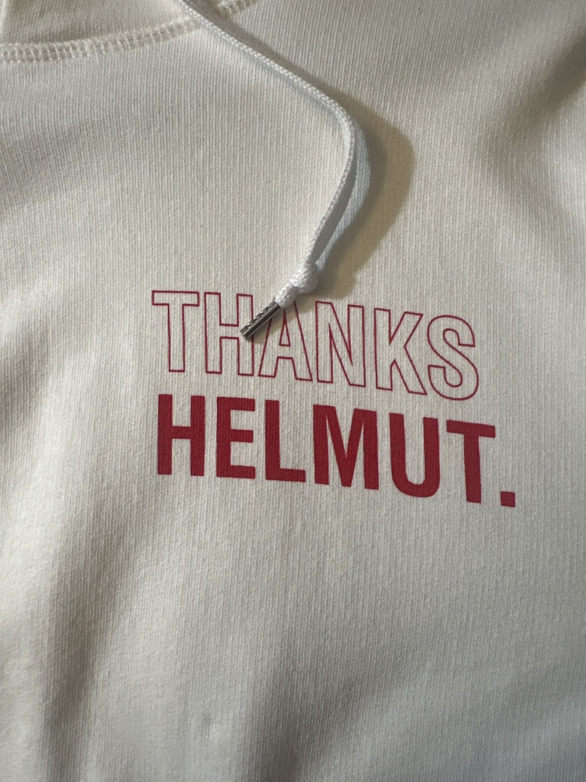 Helmut Lang Helmut lang hoodie thanks helmut Size US L / EU 52-54 / 3 - 2 Thumbnail