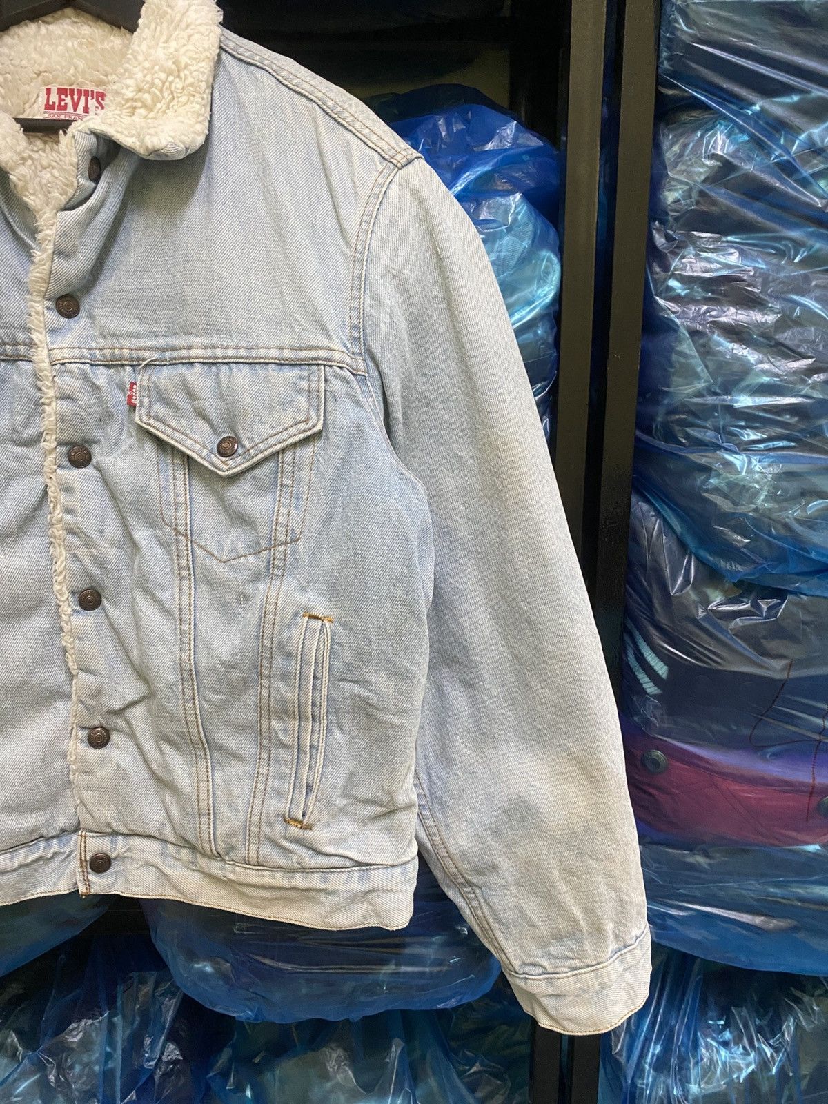 Levi's VINTAGE 80S LEVIS SHERPA LINING TRUCKER JACKET MADE IN USA Size US M / EU 48-50 / 2 - 4 Thumbnail