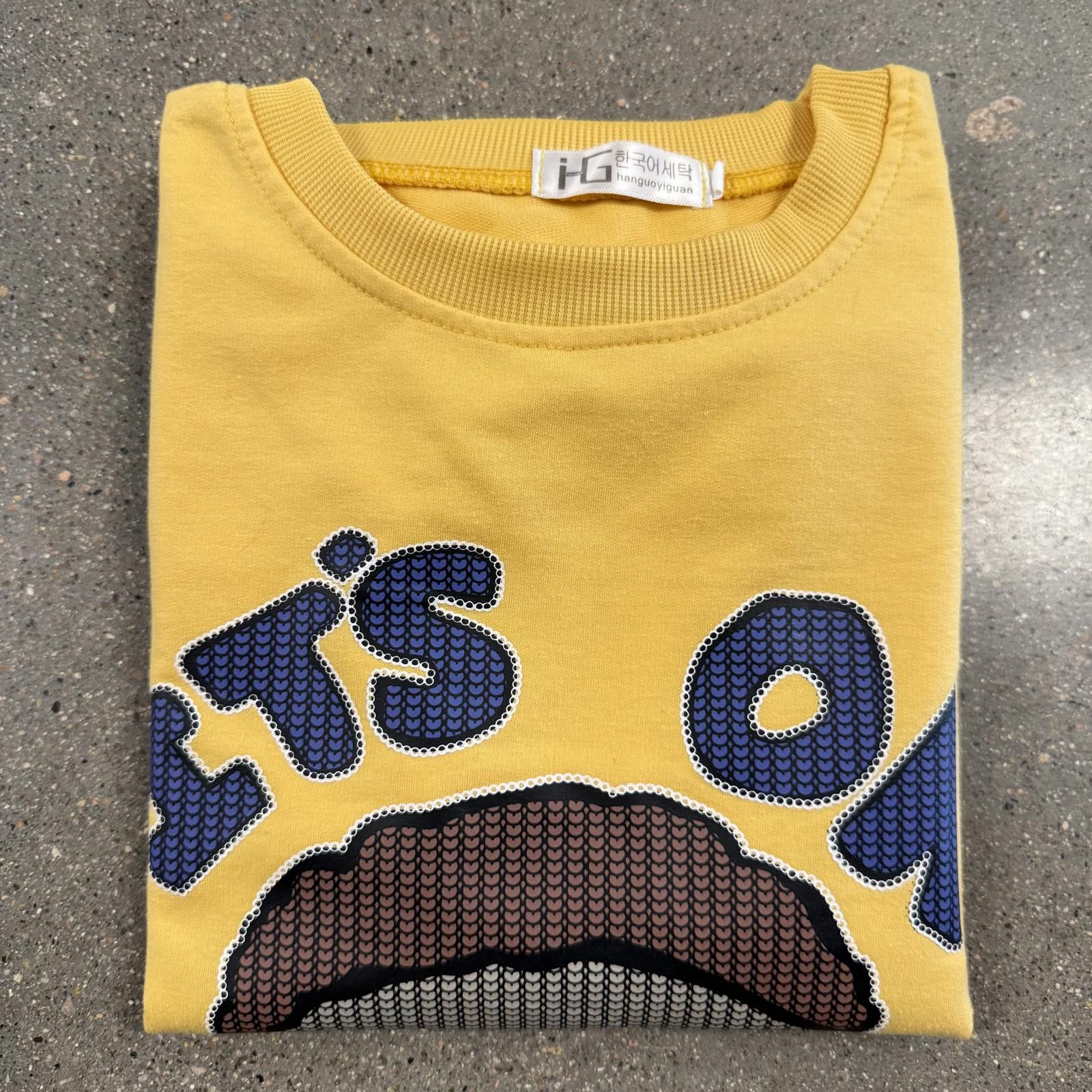 Designer NWOT Hanguoyiguan It's OK to Cry Daria Crewneck Sweater - L Size US L / EU 52-54 / 3 - 8 Thumbnail