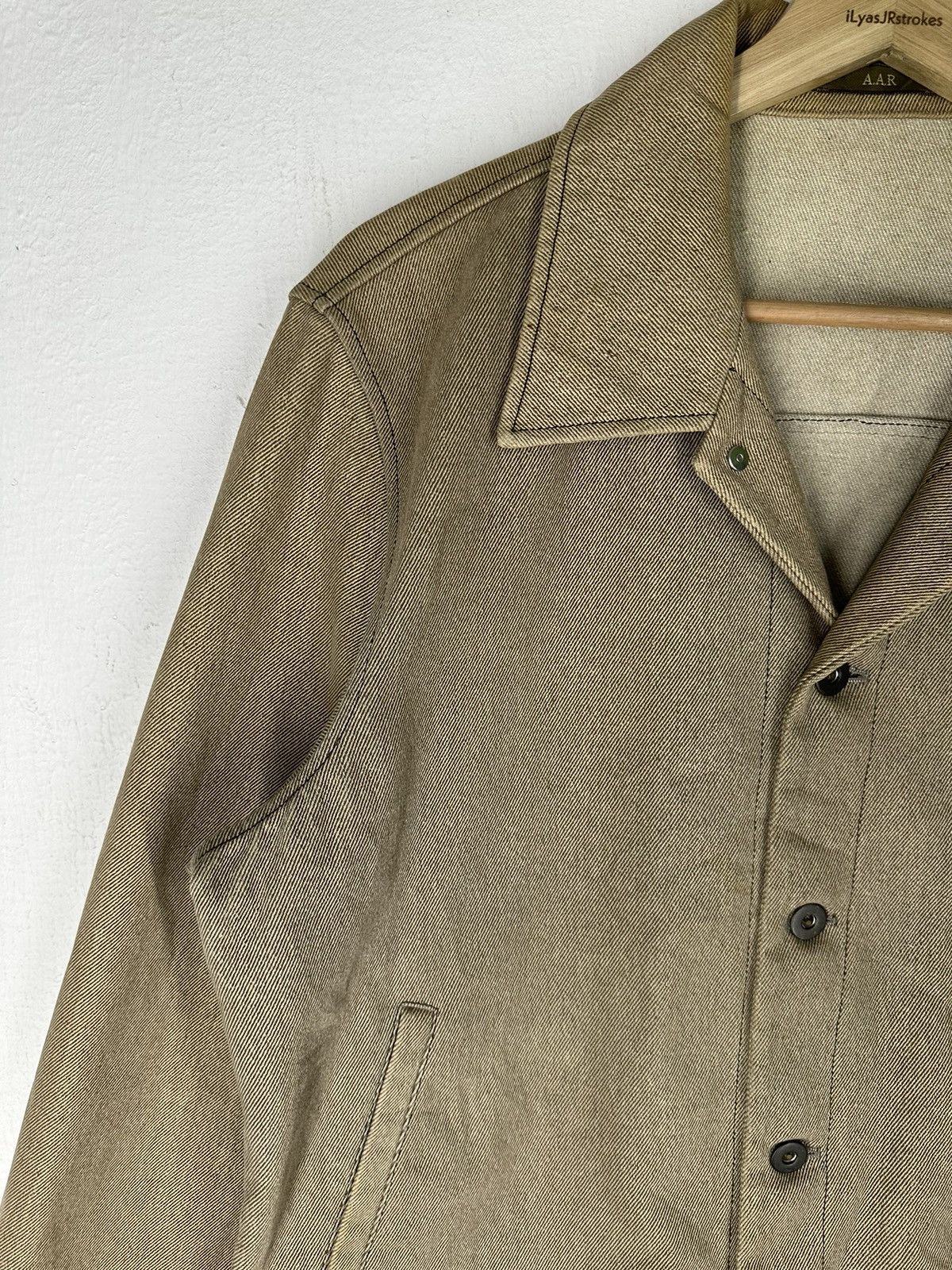 Yohji Yamamoto Vintage A.A.R Yohji Design Studio Denim Jacket Size US L / EU 52-54 / 3 - 6 Thumbnail