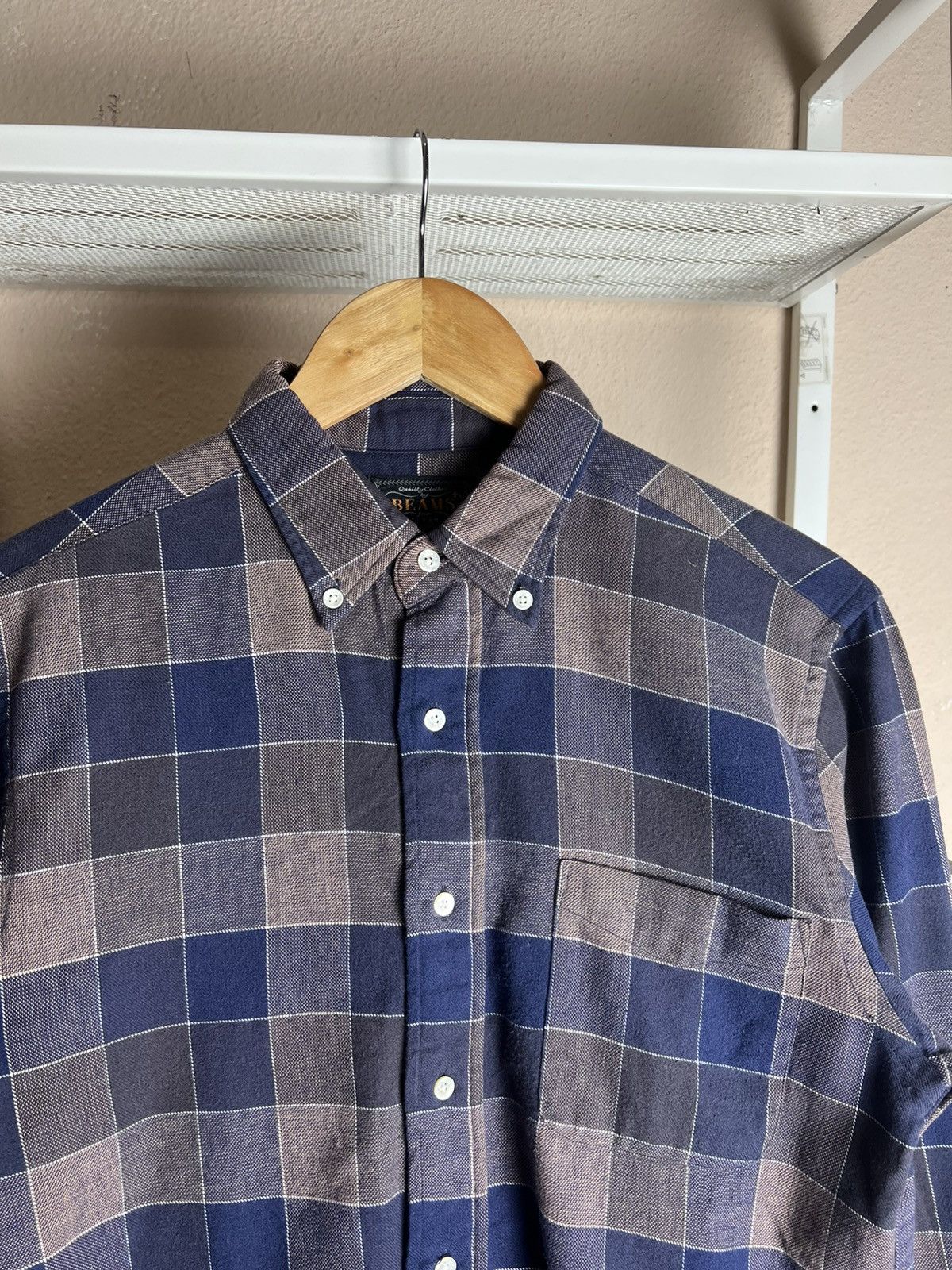 Beams Japan Flannel Checkered Button Up
