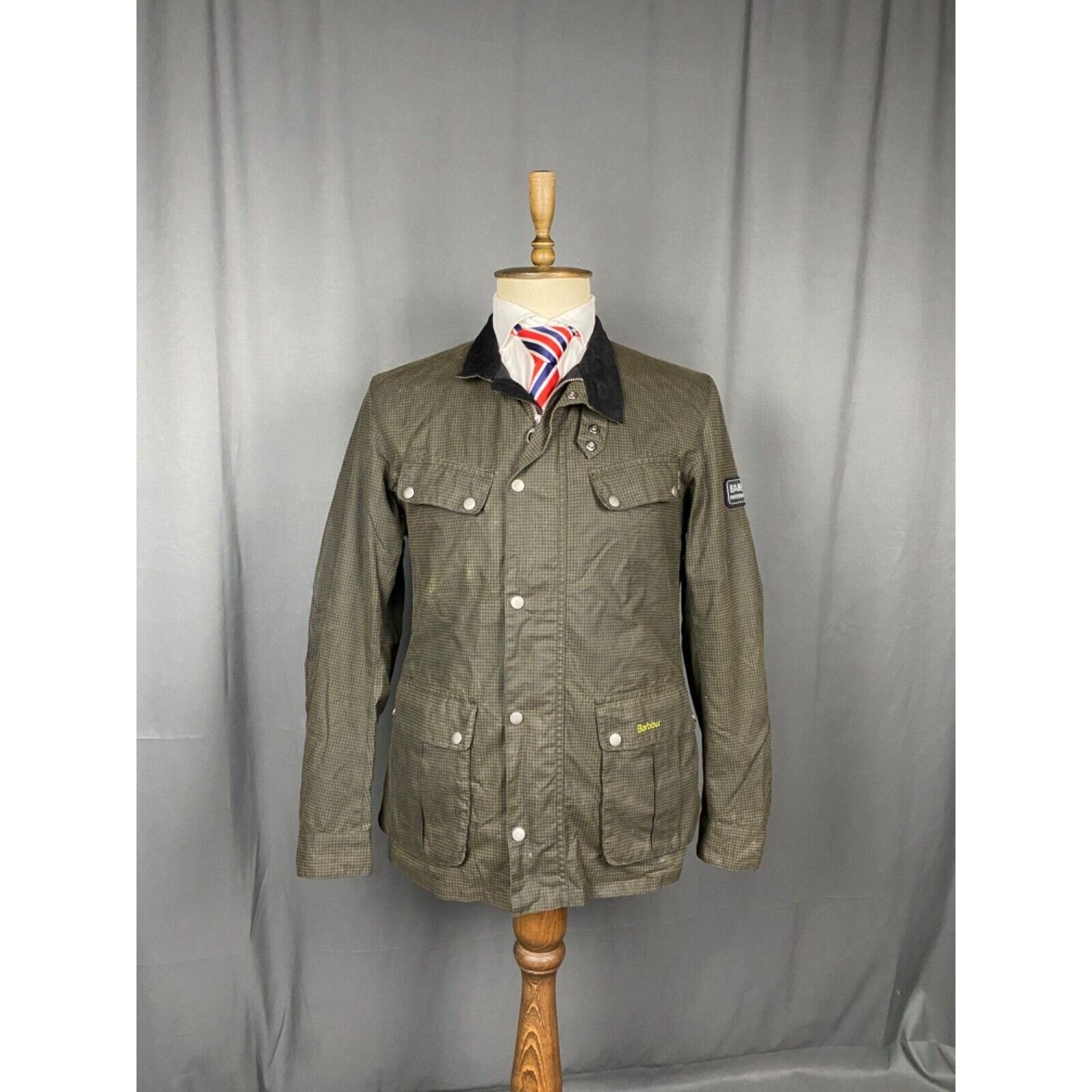 Barbour
ダークグレー ロングレインコート