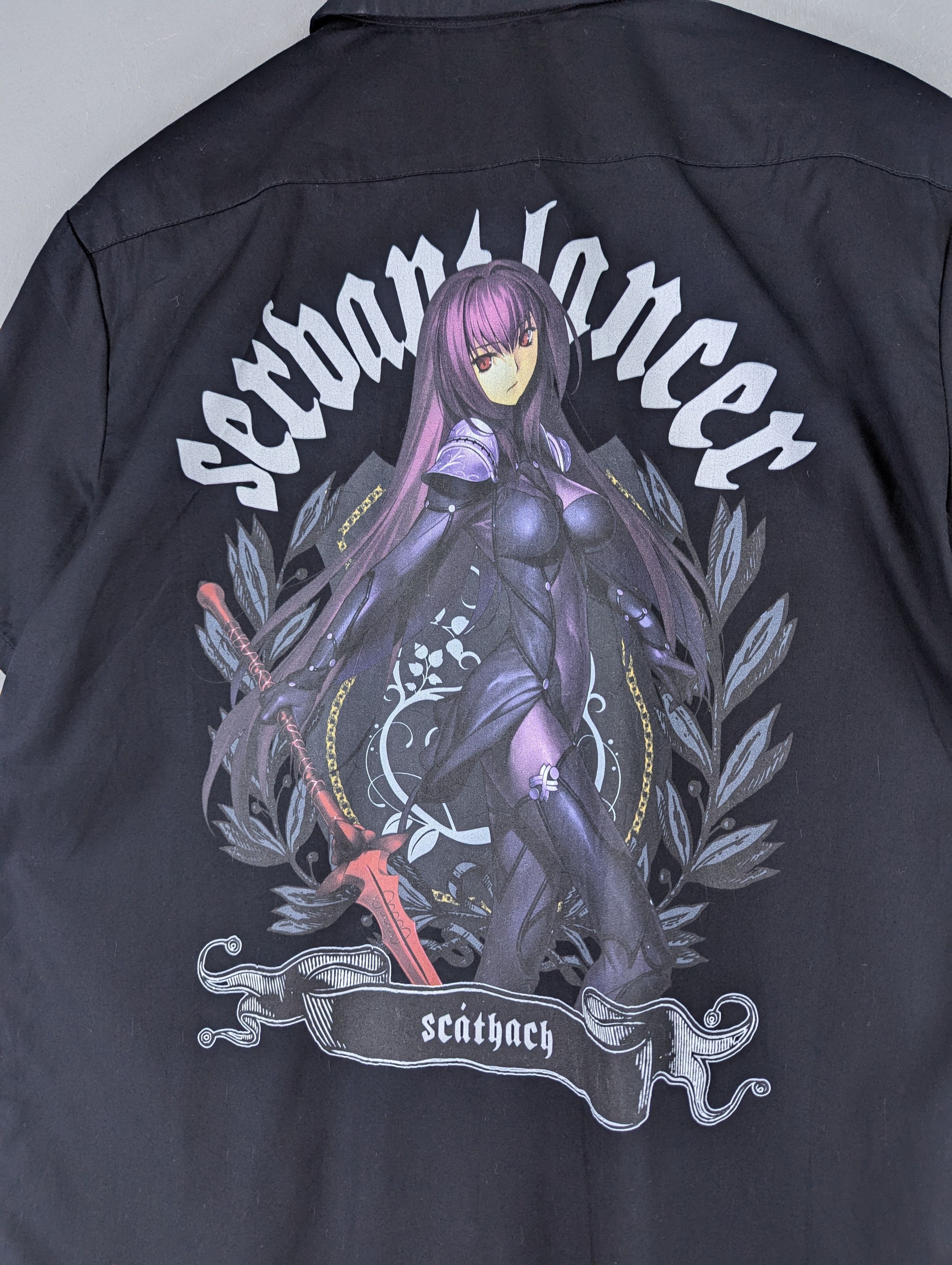 Anime Vintage Anime Cospa Scathach Lancer Button Ups Shirt Size US L / EU 52-54 / 3 - 2 Thumbnail