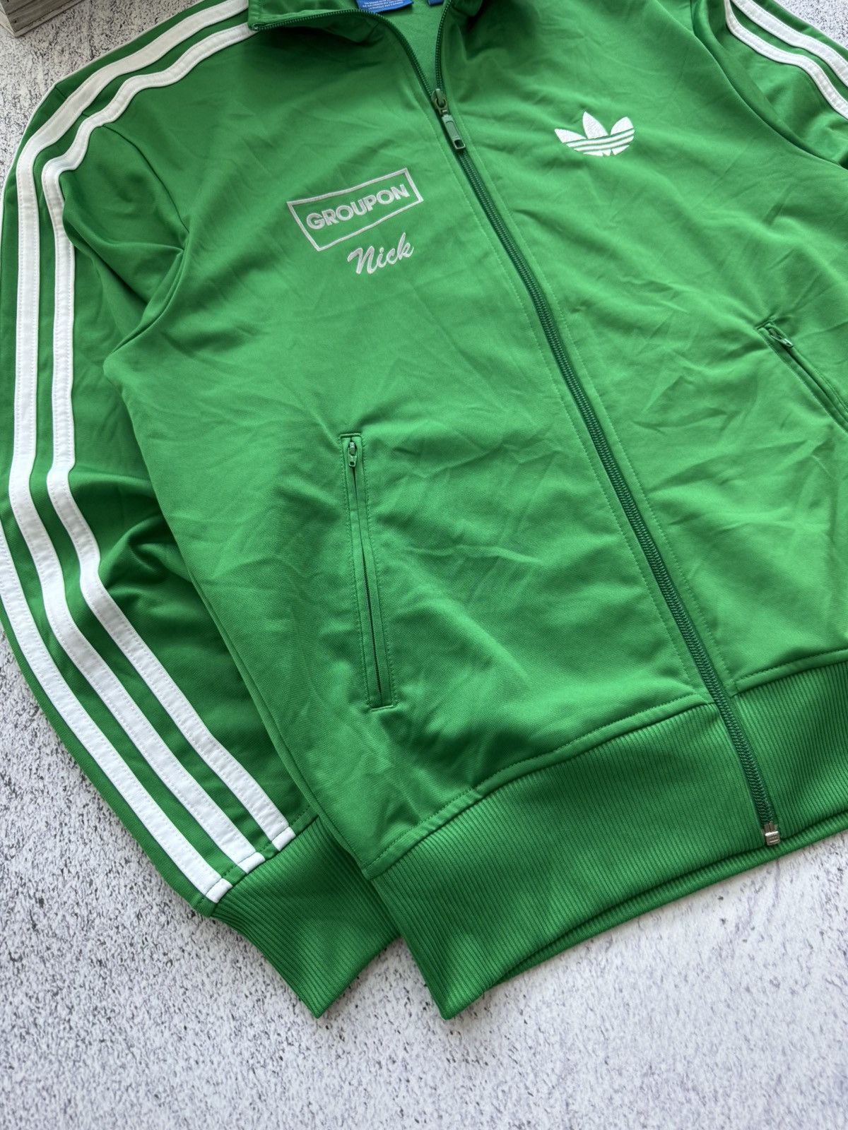 Adidas × Vintage VINTAGE ADIDAS ORIGINALS FIREBIRD TRACK TOP JACKET GREEN Size US S / EU 44-46 / 1 - 5 Thumbnail