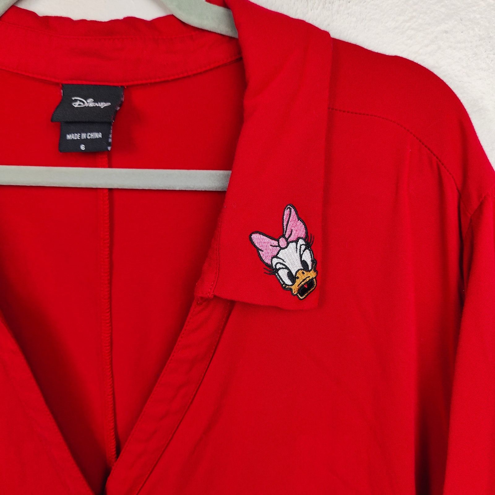 Other Disney Americana Top 6X Red Minnie Mouse Daisy Stretch Size 4XL / US 24-26 - 3 Thumbnail