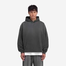Represent Clo. Stepped Hem Hoodie - Stained Black - S / Stained Black Size US S / EU 44-46 / 1 - 2 Thumbnail
