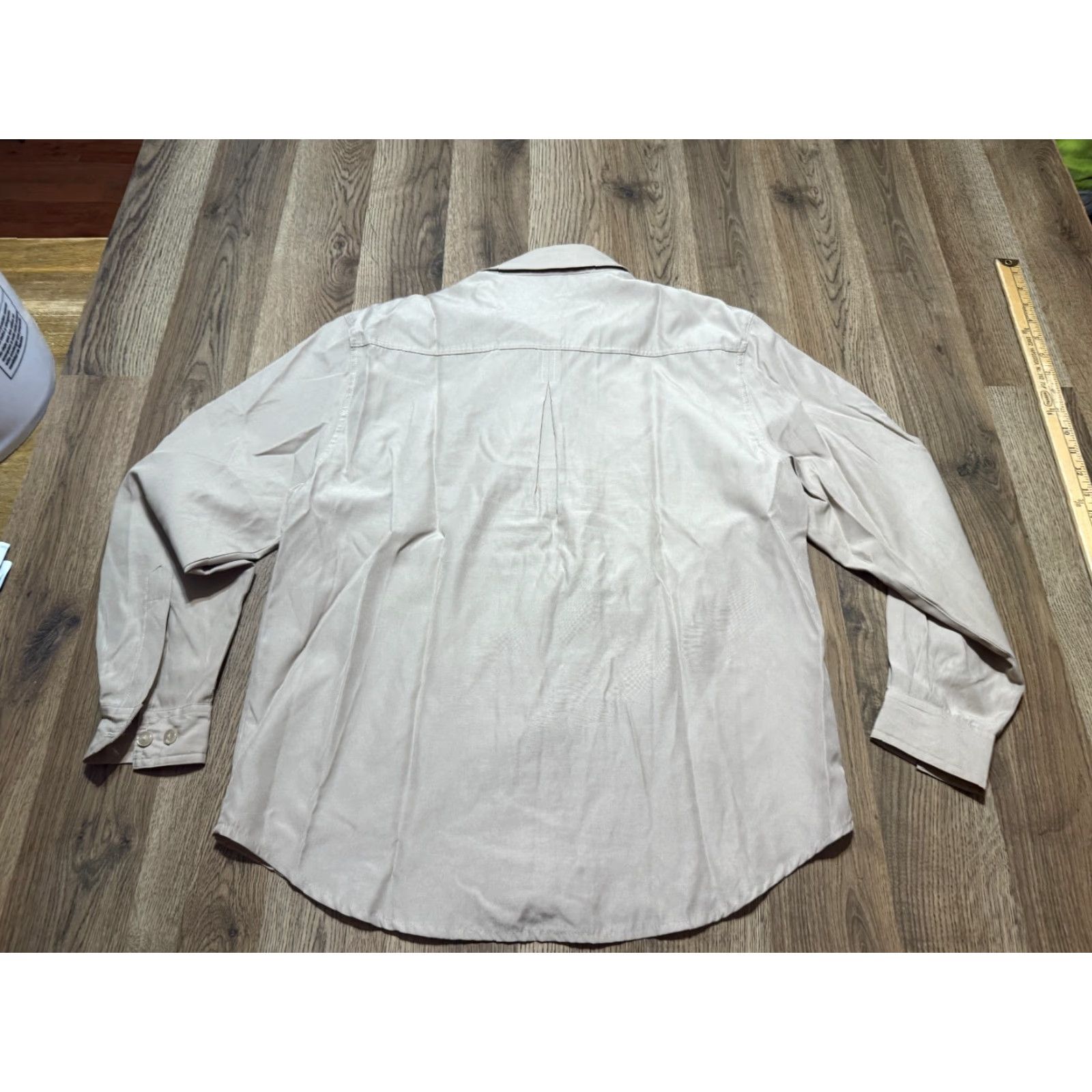Vintage Alice Stuart Shirt Men’s Medium Brown Long Sleeve Button-Up Shirt Size US M / EU 48-50 / 2 - 2 Thumbnail