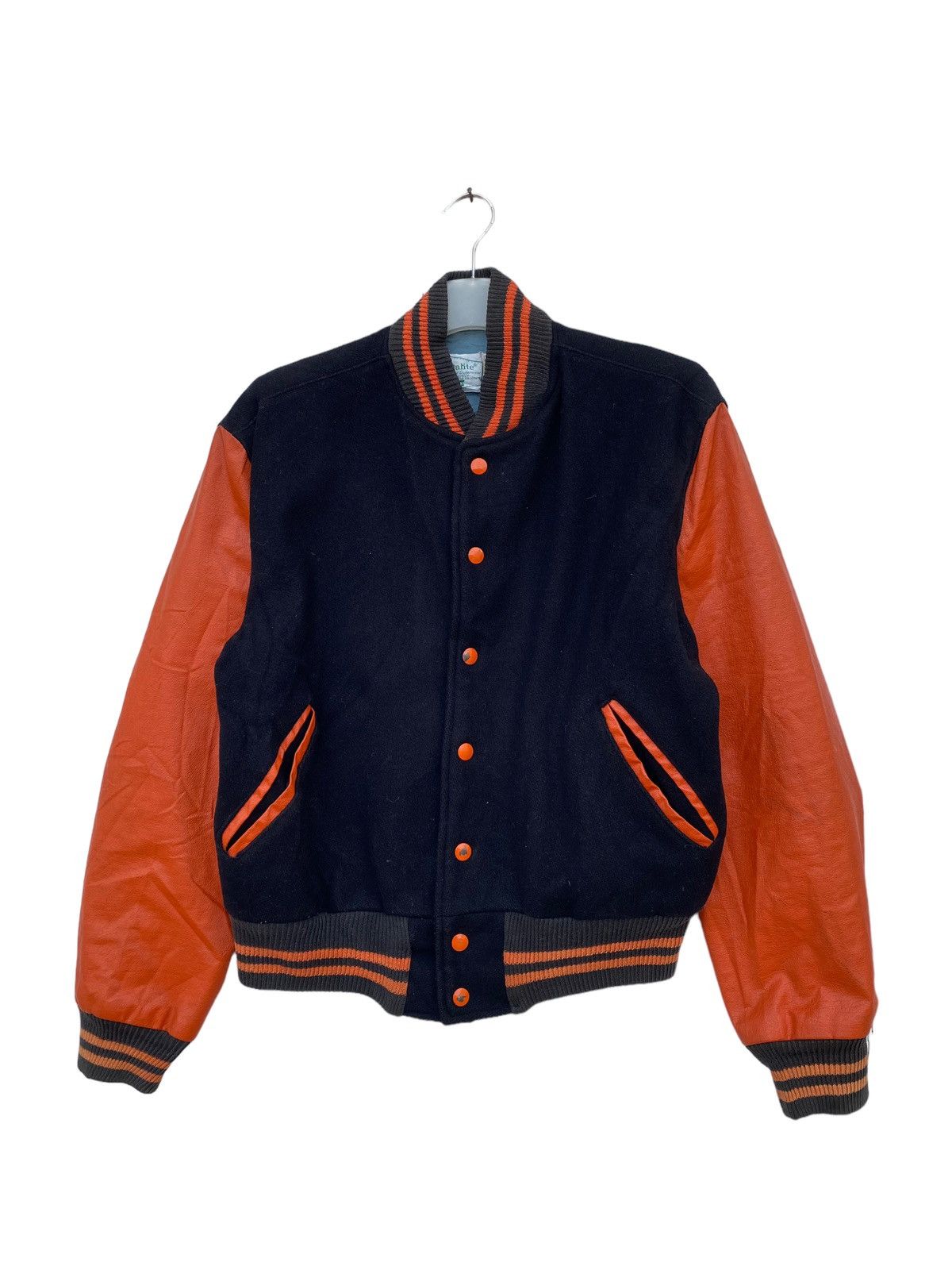 Vintage VINTAGE NAUGALITE VARSITY JACKET Size US S / EU 44-46 / 1 - 1 Thumbnail