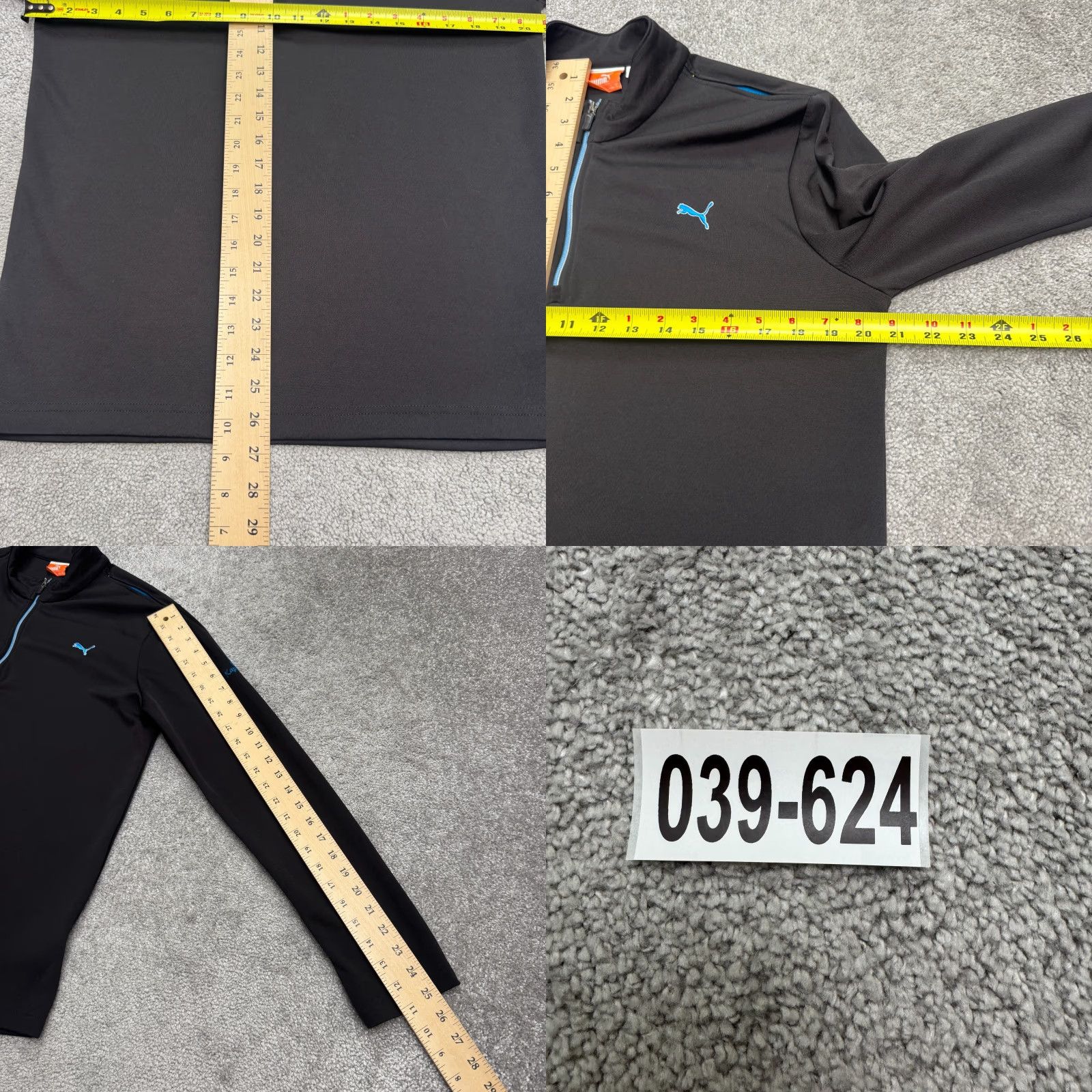 Puma Puma Golf 1/4 Zip Pullover Kapalua Jacket Womens Small Black Activewear Sports Shirt Size S / US 4 / IT 40 - 9 Thumbnail