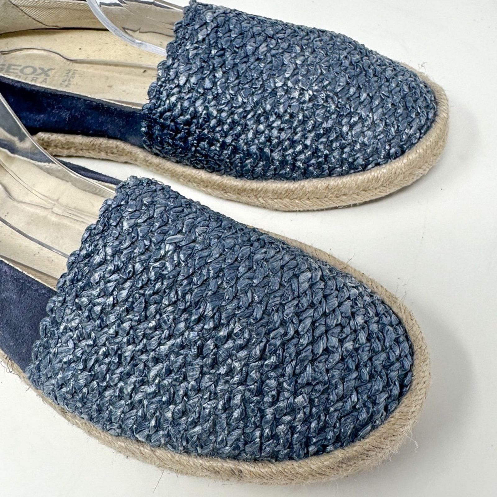 Geox Geox Modesty Blue Suede Espadrille Flats, NEW, Size 5 Size US 5 / IT 35 - 9 Thumbnail