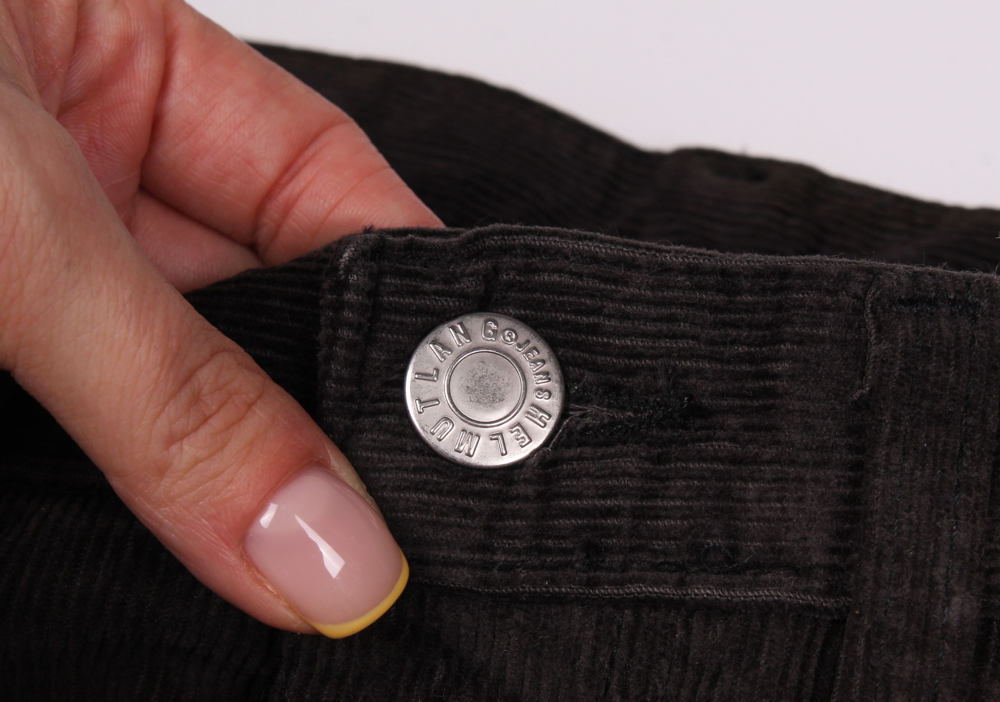 Helmut Lang Vintage Helmut Lang 1998 Corduroy Brown Straight Pants Size 29" - 3 Thumbnail