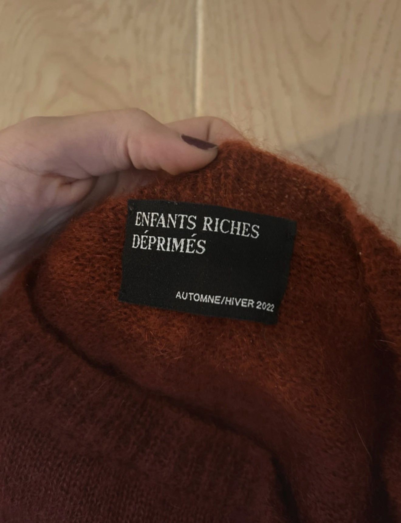 Enfants Riches Deprimes Enfants Riches Deprimes FW22 Mohair Intarsia Sweater Size US M / EU 48-50 / 2 - 9 Thumbnail