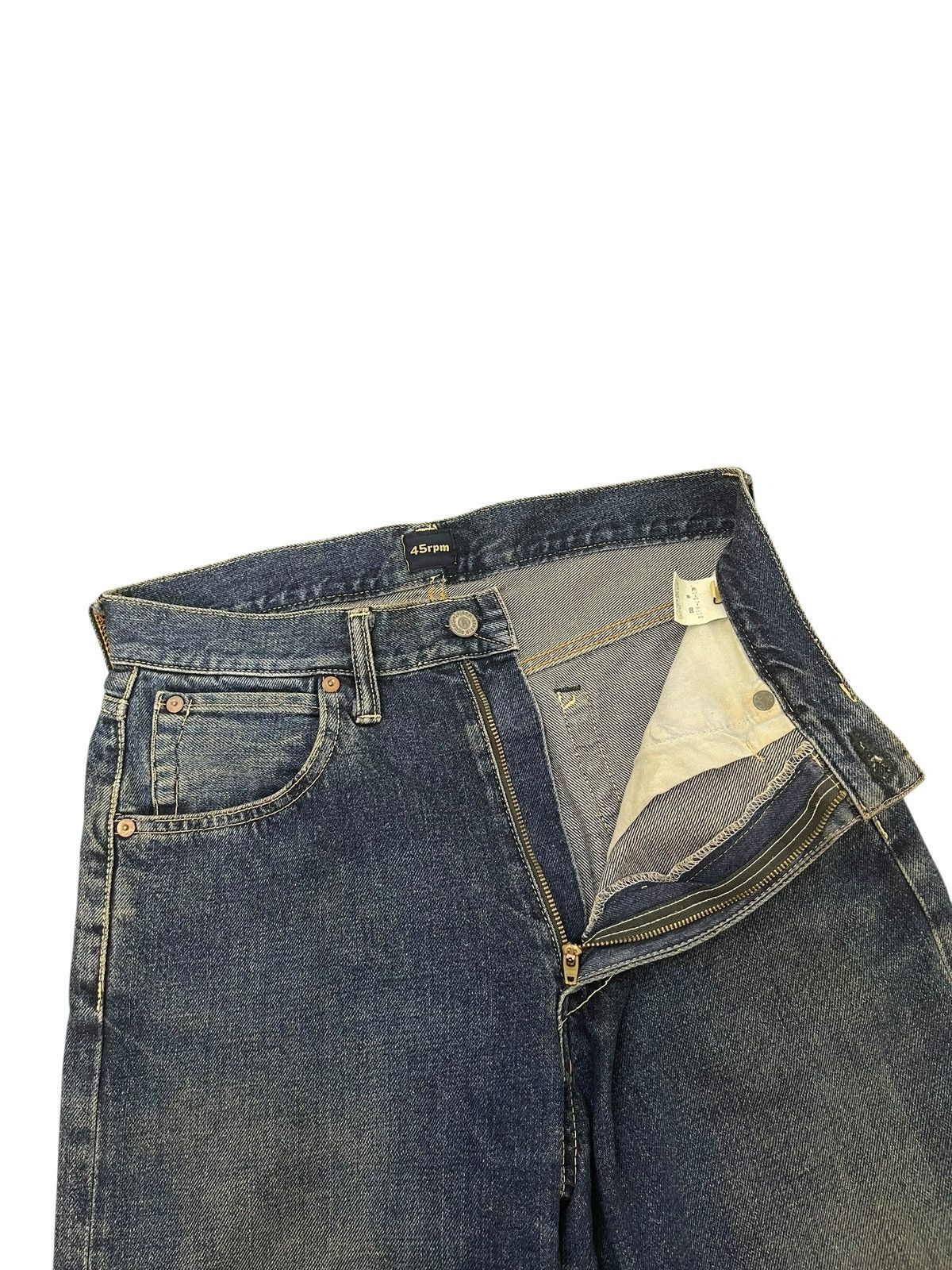 45rpm Loose Jeans 45rpm Japan Denim High Rise Relax Fit 2🟦2 Size US 30 / EU 46 - 14 Thumbnail