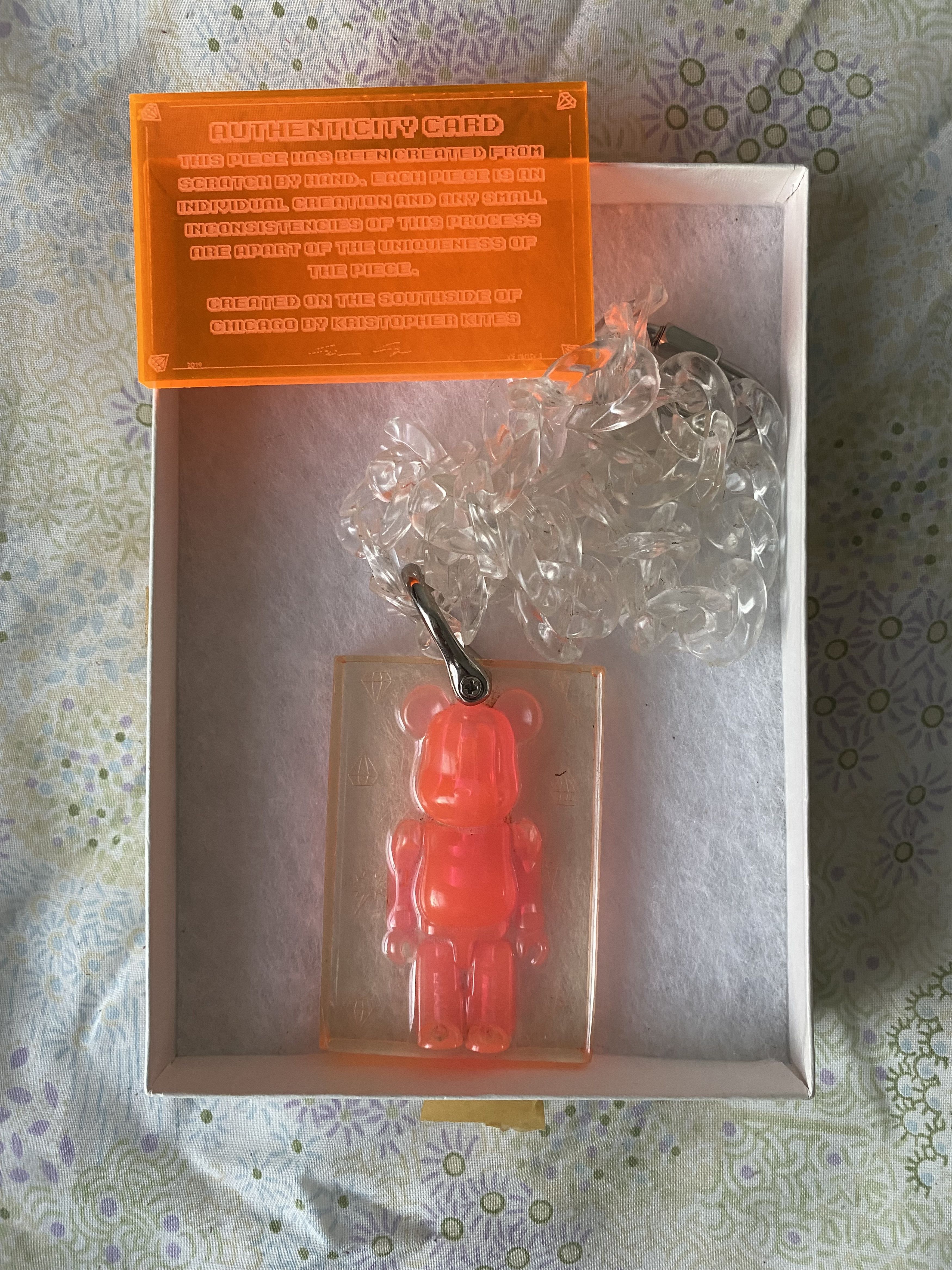 Medicom Bearbrick Bearbrick Velvet Lounge Necklace | Grailed