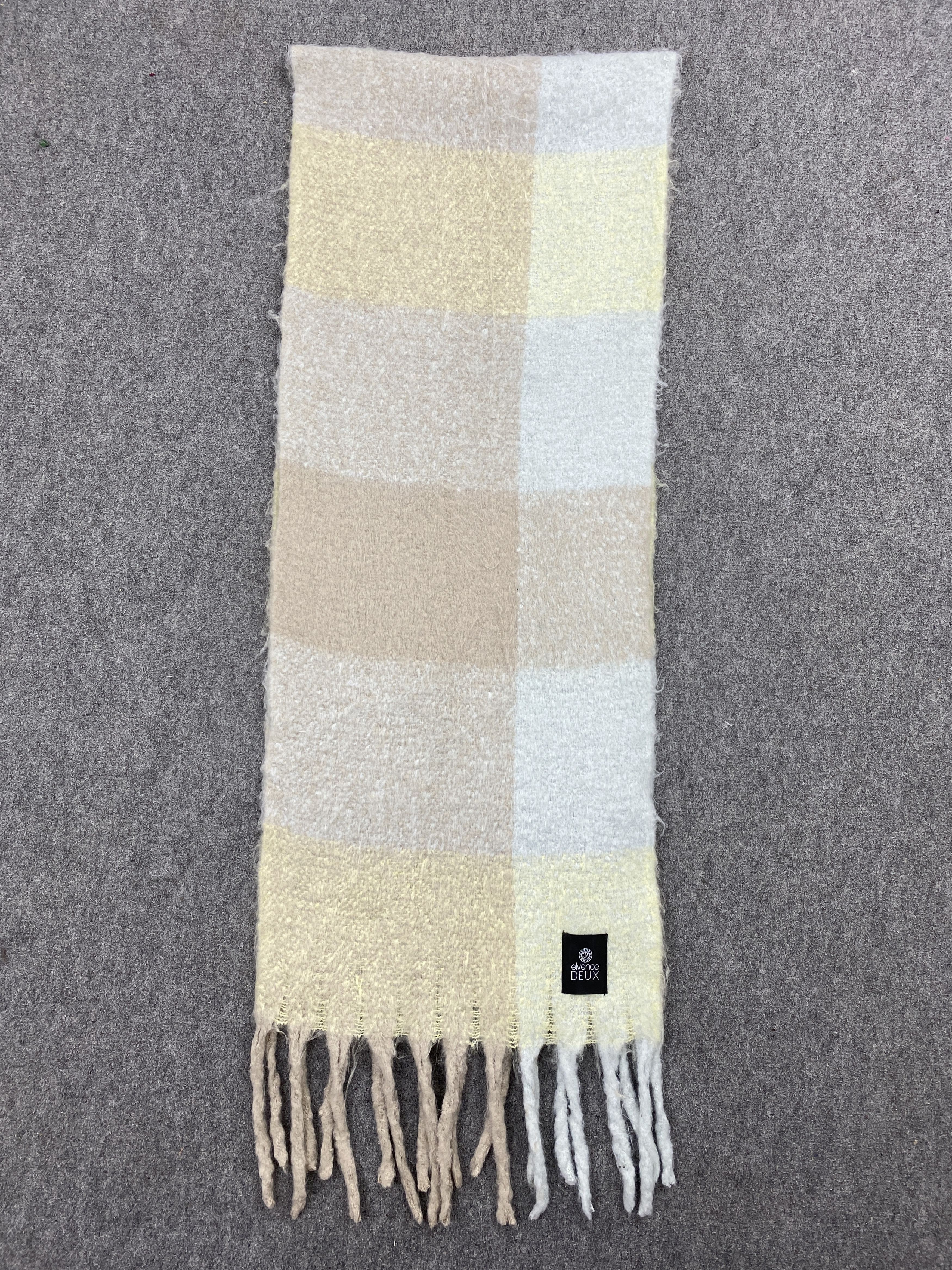 Vintage Elvence Deux Mohair Scarf / Muffler / Scarf - SC0020 Size ONE SIZE - 2 Thumbnail