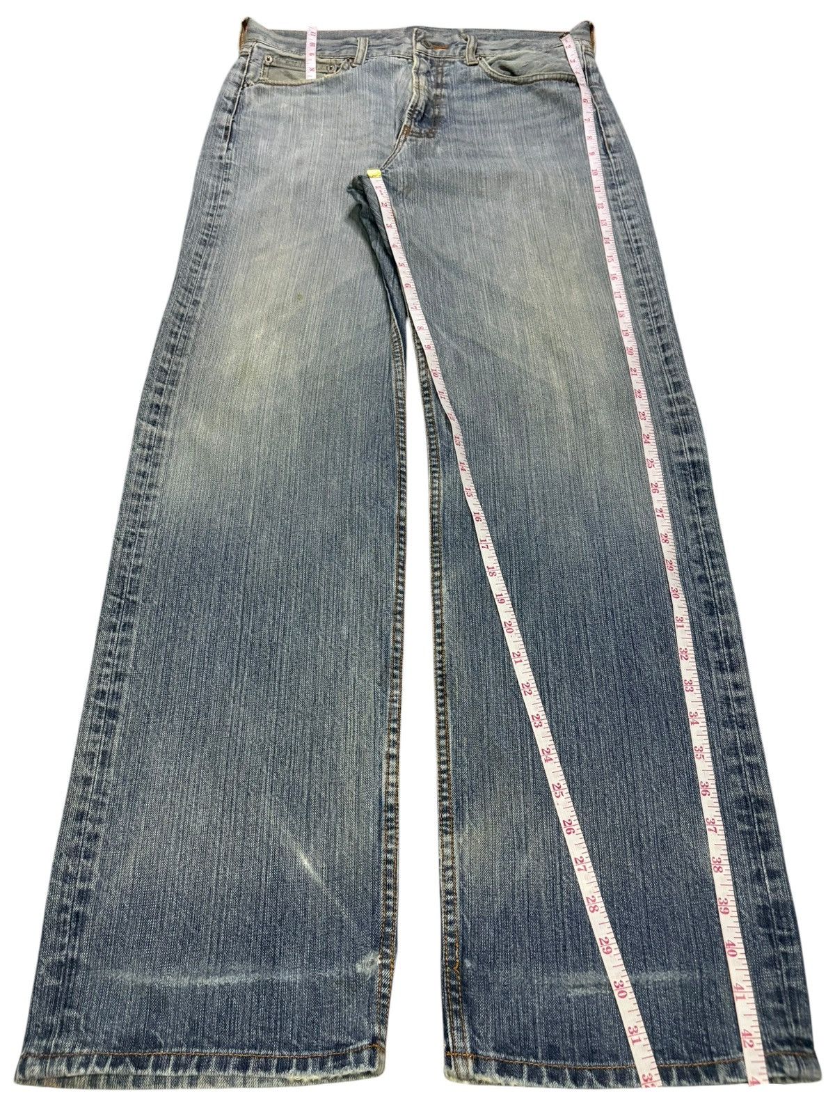 Japanese Brand Vintage Japanese Brand Mud Wash Distress Loose Baggy Jeans Size US 32 / EU 48 - 12 Thumbnail