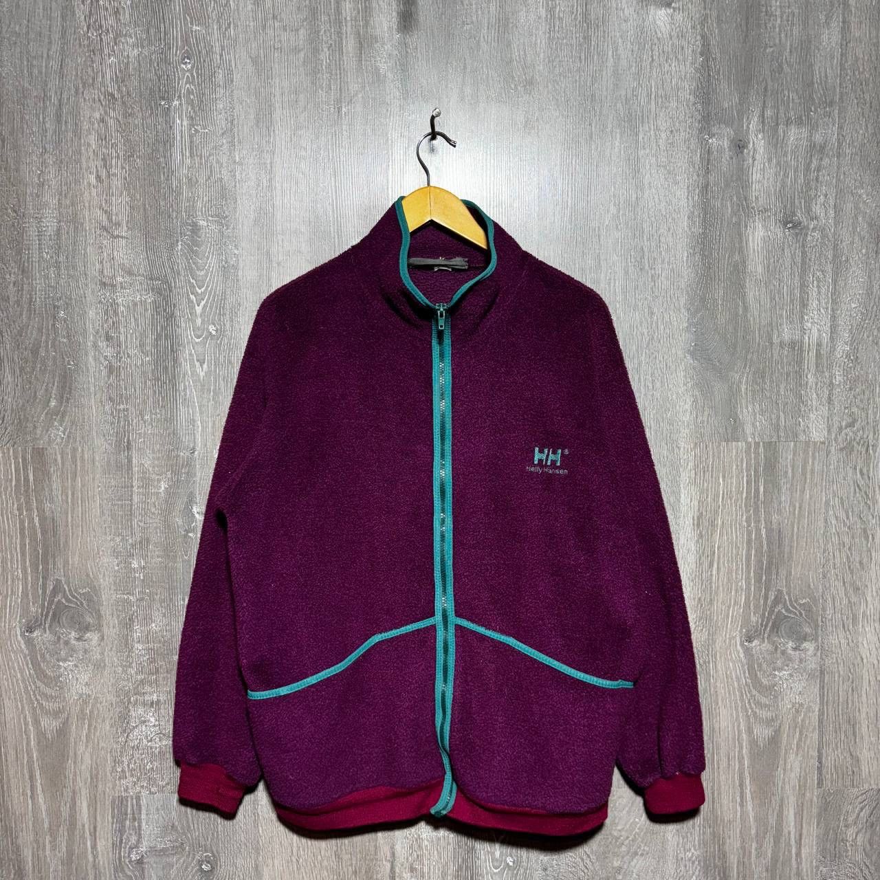 Helly Hansen 90s Helly Hansen Vintage Sherpa Sweater Jacket Y2K Size US XL / EU 56 / 4 - 1 Thumbnail