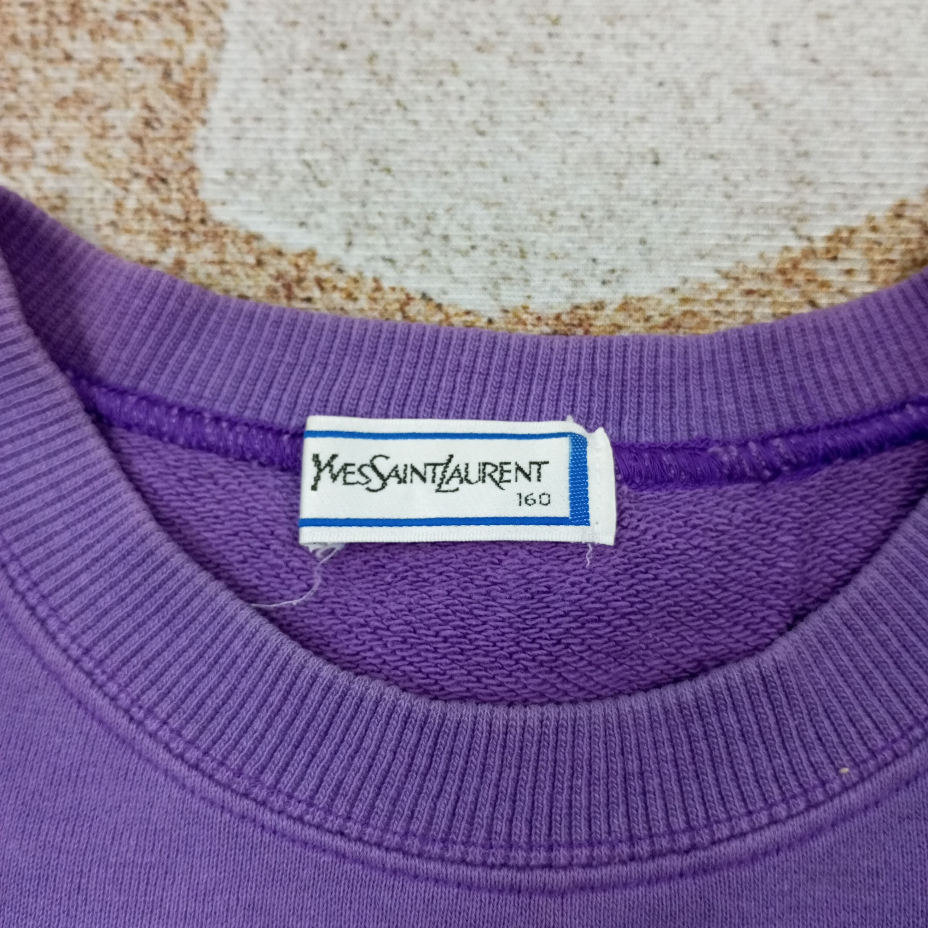 Vintage × Yves Saint Laurent Yves Saint Laurent Sweatshirt c222n11 Size US L / EU 52-54 / 3 - 6 Thumbnail