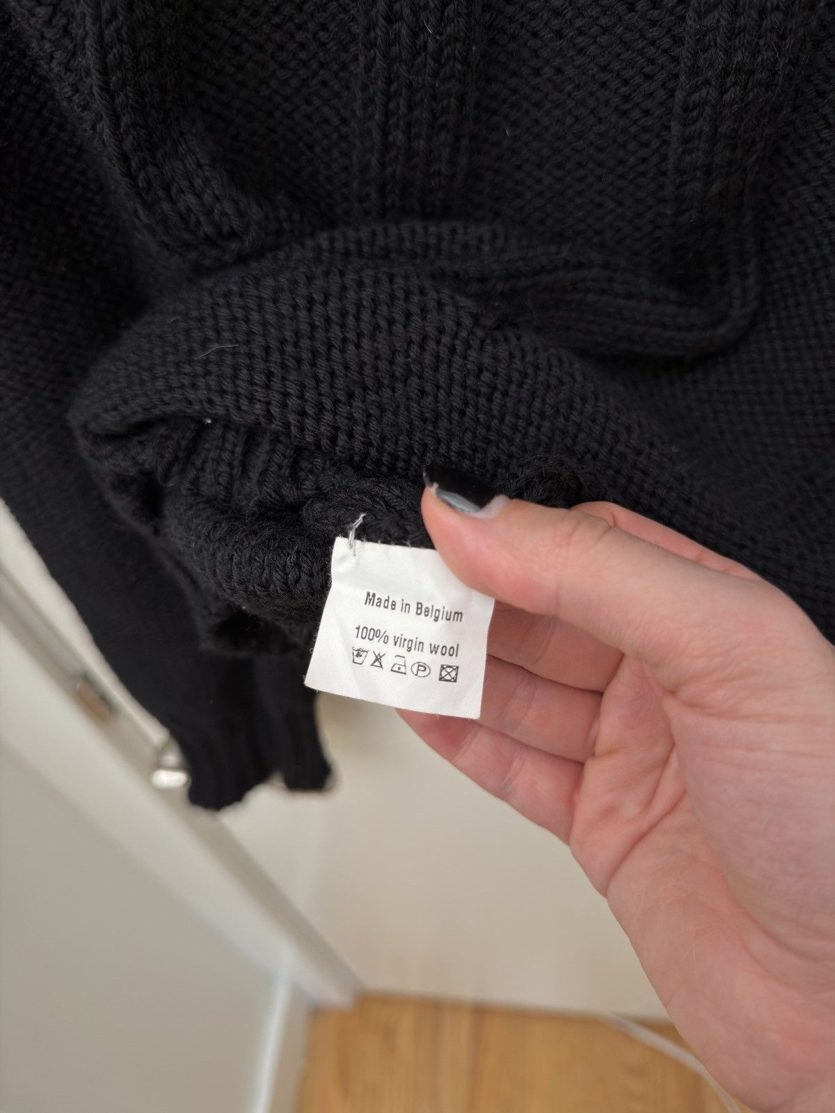 Veronique Branquinho Radial Turtle Neck Sweater Size XS / US 0-2 / IT 36-38 - 3 Thumbnail