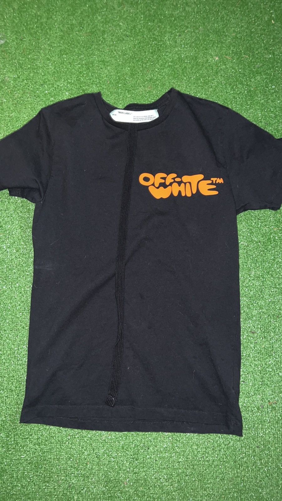 image of Off White Offwhite Impressionism Tee in Black, Men's (Size Small)