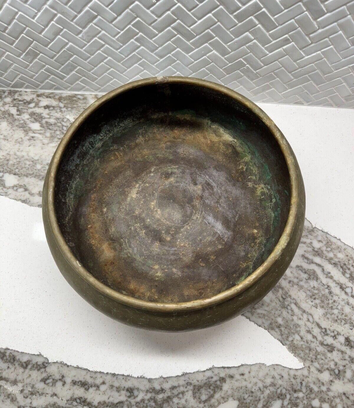 Designer Old Russian Copper Brass Samovar Bowl with Eagle Hallmark Size ONE SIZE - 3 Thumbnail