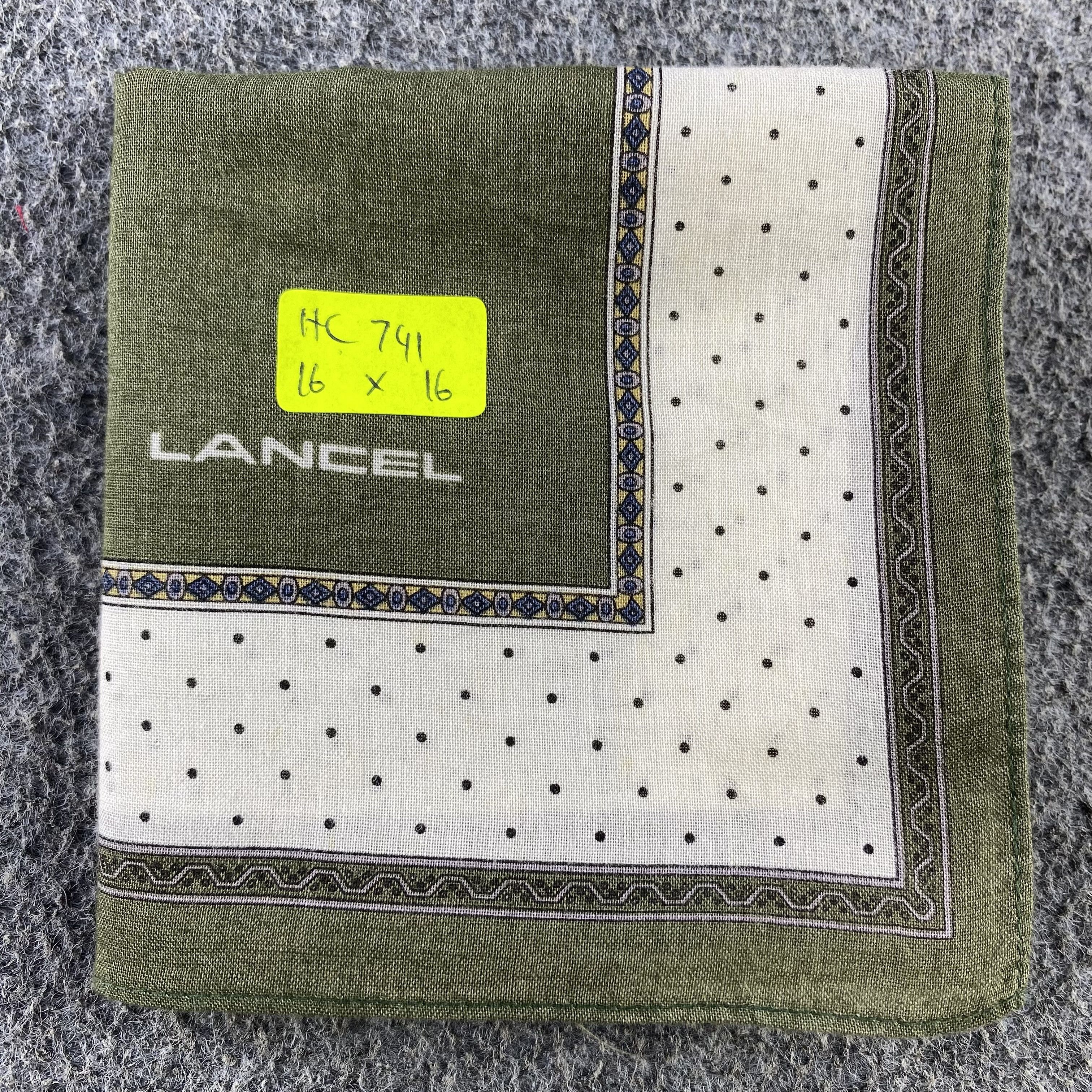 Lancel × Vintage Lancel Handkerchief/Neckerchief/Bandana HC741 Size ONE SIZE - 5 Thumbnail