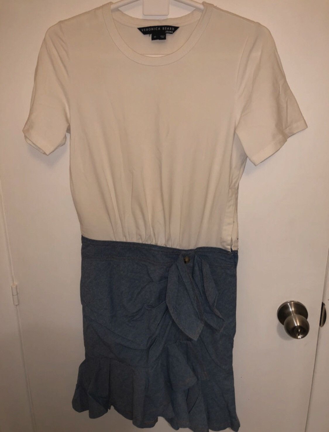 Veronica Beard White and blue Veronica Beard Dress Size XS / US 0-2 / IT 36-38 - 1 Thumbnail