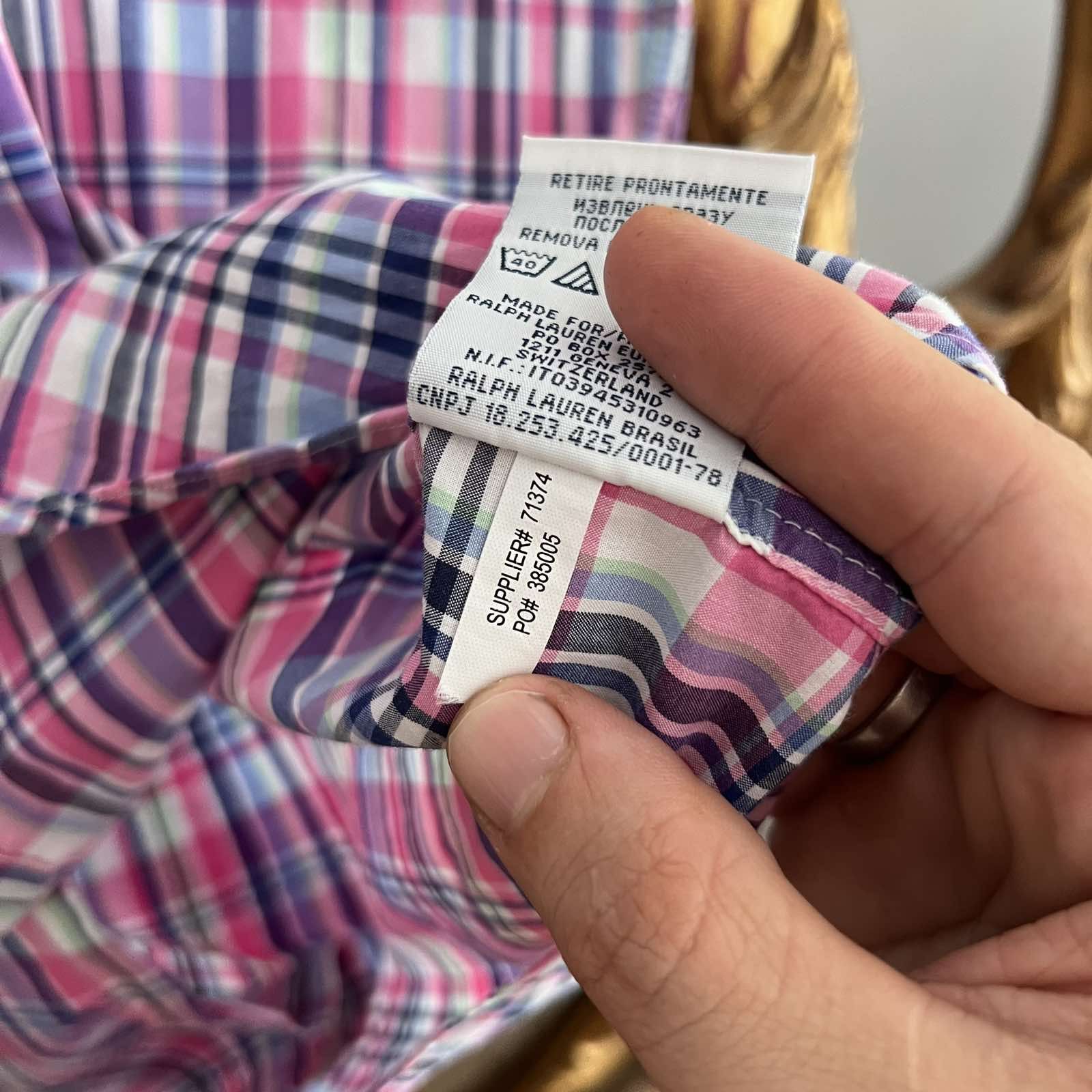 Polo Ralph Lauren VINTAGE Ralph Lauren Button-Up Flannel Shirt Mens 90s Size US M / EU 48-50 / 2 - 5 Thumbnail