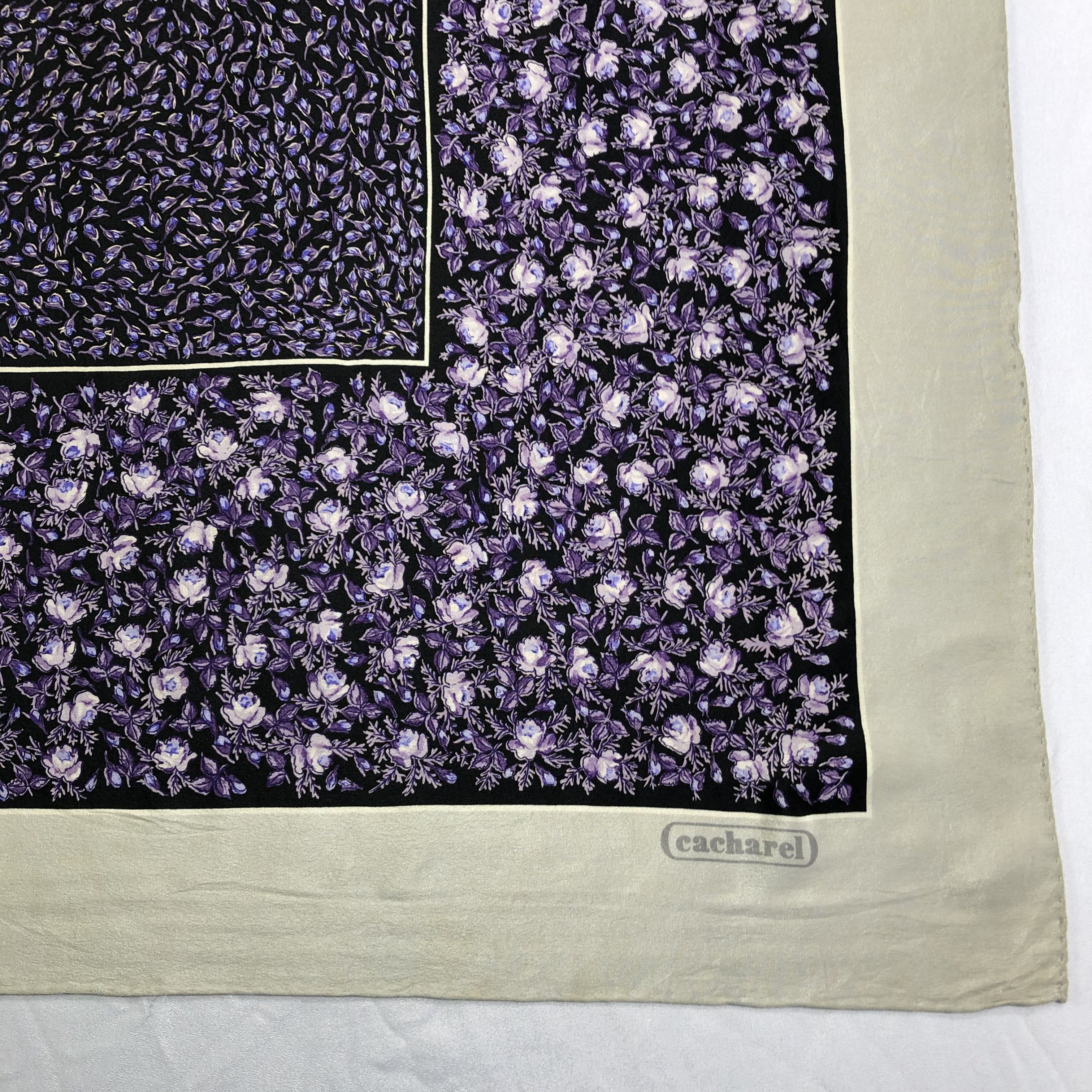 Vintage Vintage Cacharel Silk Scarf Size ONE SIZE - 3 Thumbnail