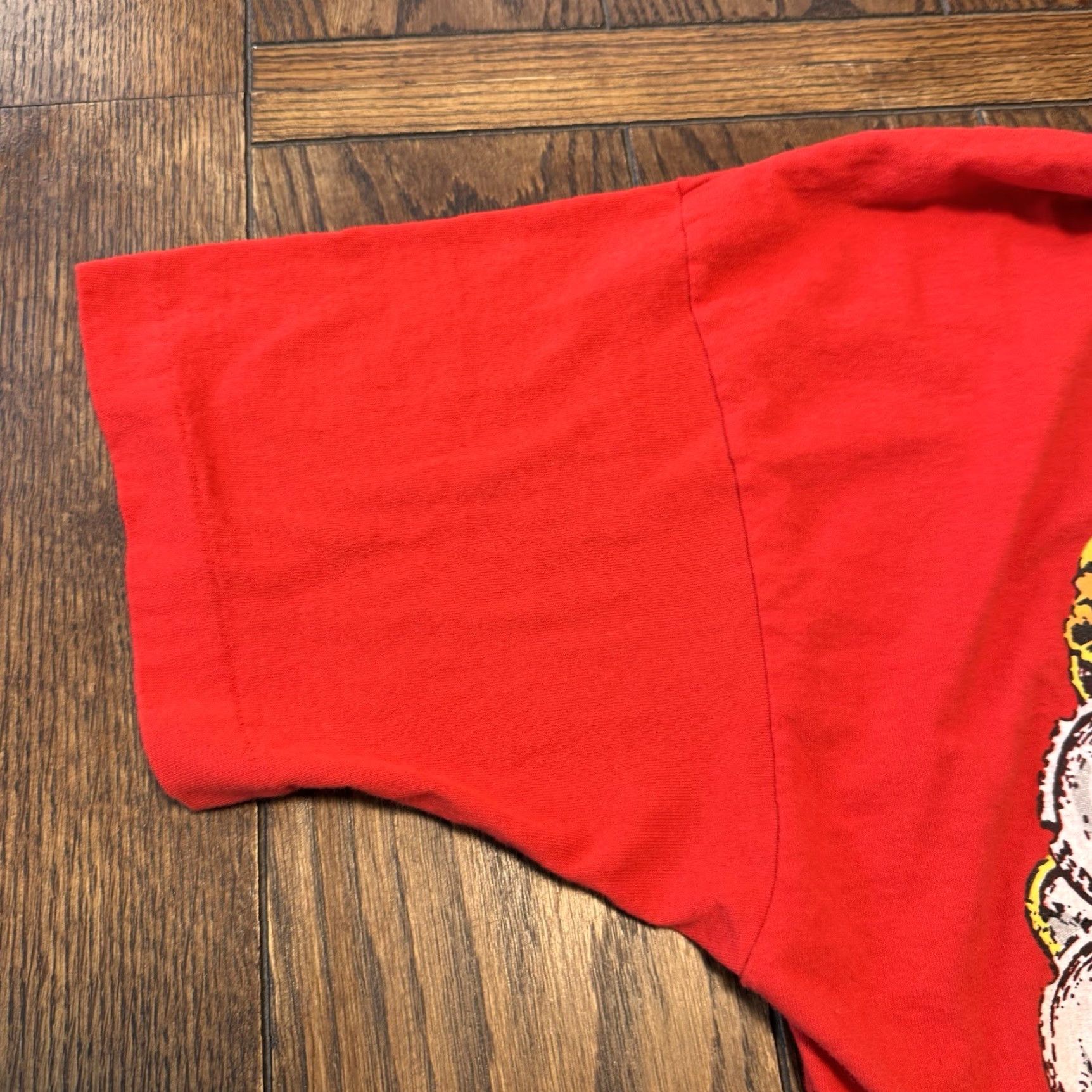 Mickey Unlimited VINTAGE Mickey Unlimited T-Shirt Bon Voyage Men One Size Disney Cartoon Red Cotton Short Sleeve Crew Neck Regular Size US M / EU 48-50 / 2 - 3 Thumbnail