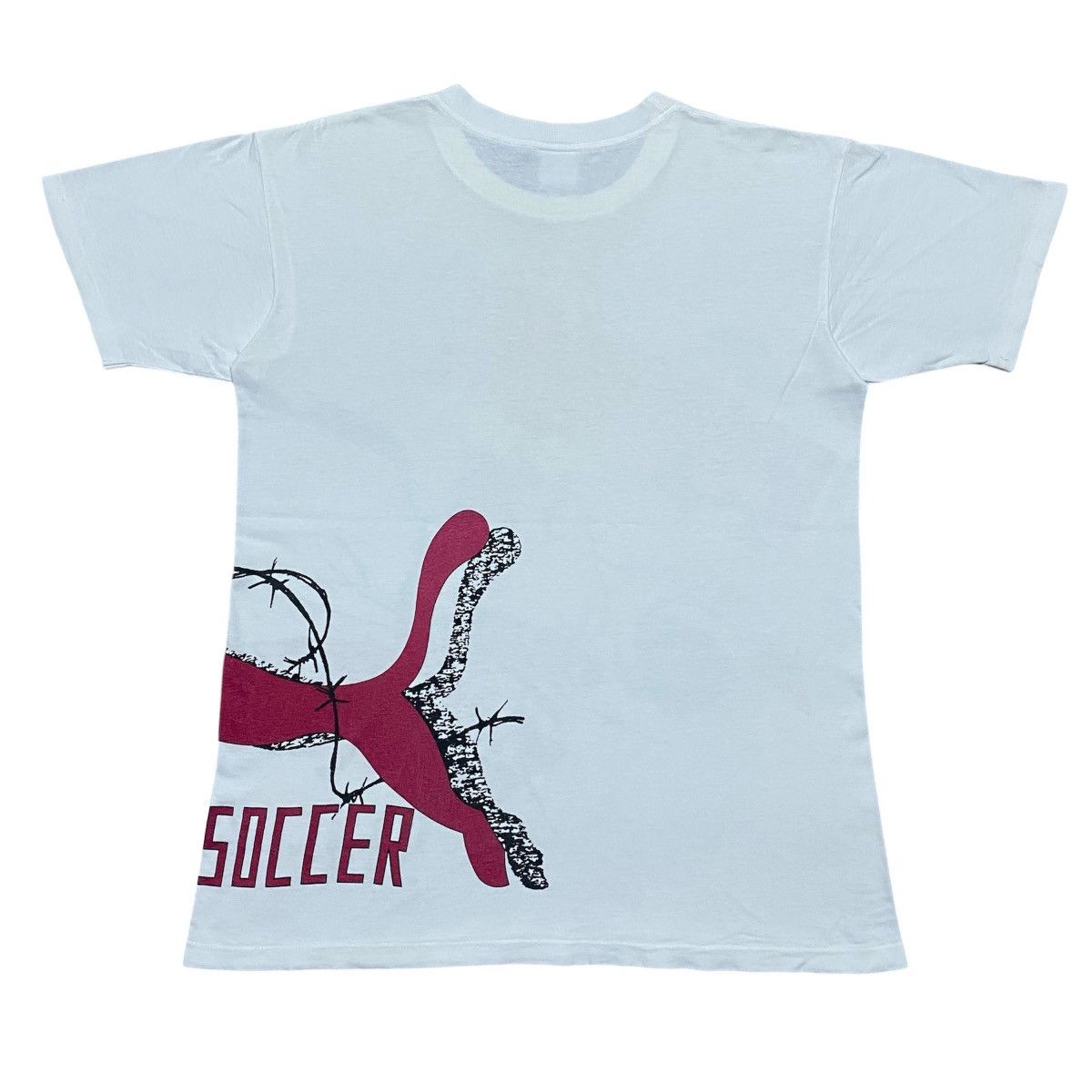 Puma × Vintage Rare‼️🔥Vintage Puma Street Soccer Big Logo T-Shirt Size US M / EU 48-50 / 2 - 2 Thumbnail