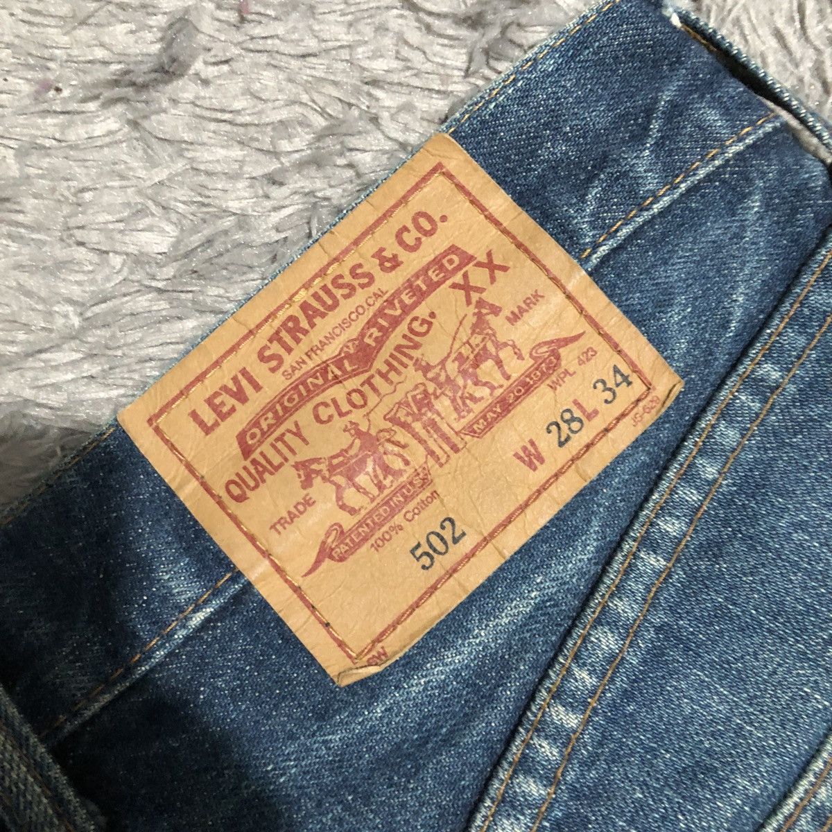 Levi's × Levi's Vintage Clothing VTG LEVIS 502 xx SELVEDGE JAPAN Size US 28 / EU 44 - 5 Thumbnail
