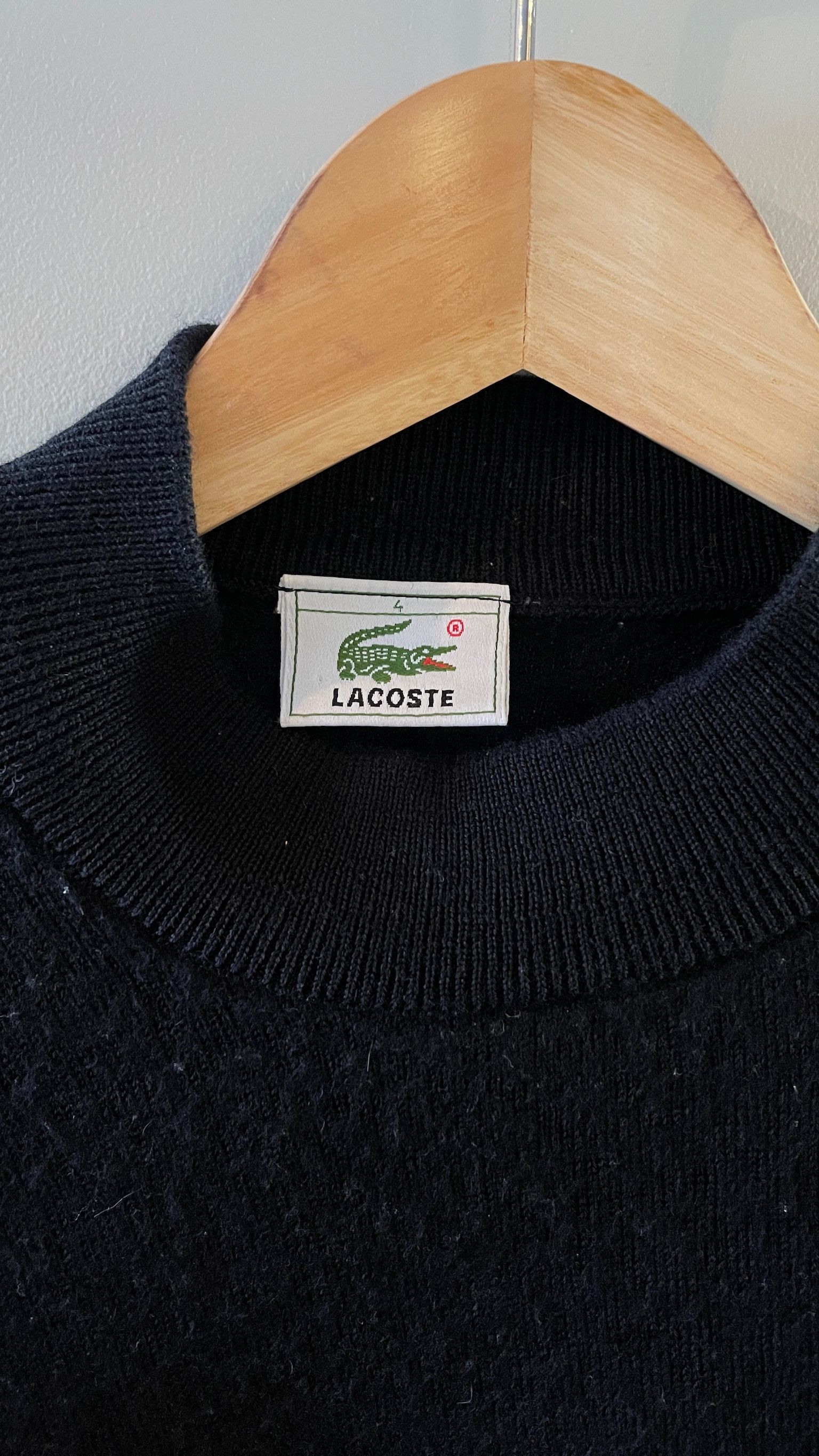 Lacoste BLACK SWEAT-SHIRT LACOSTE (L) Size US L / EU 52-54 / 3 - 2 Thumbnail
