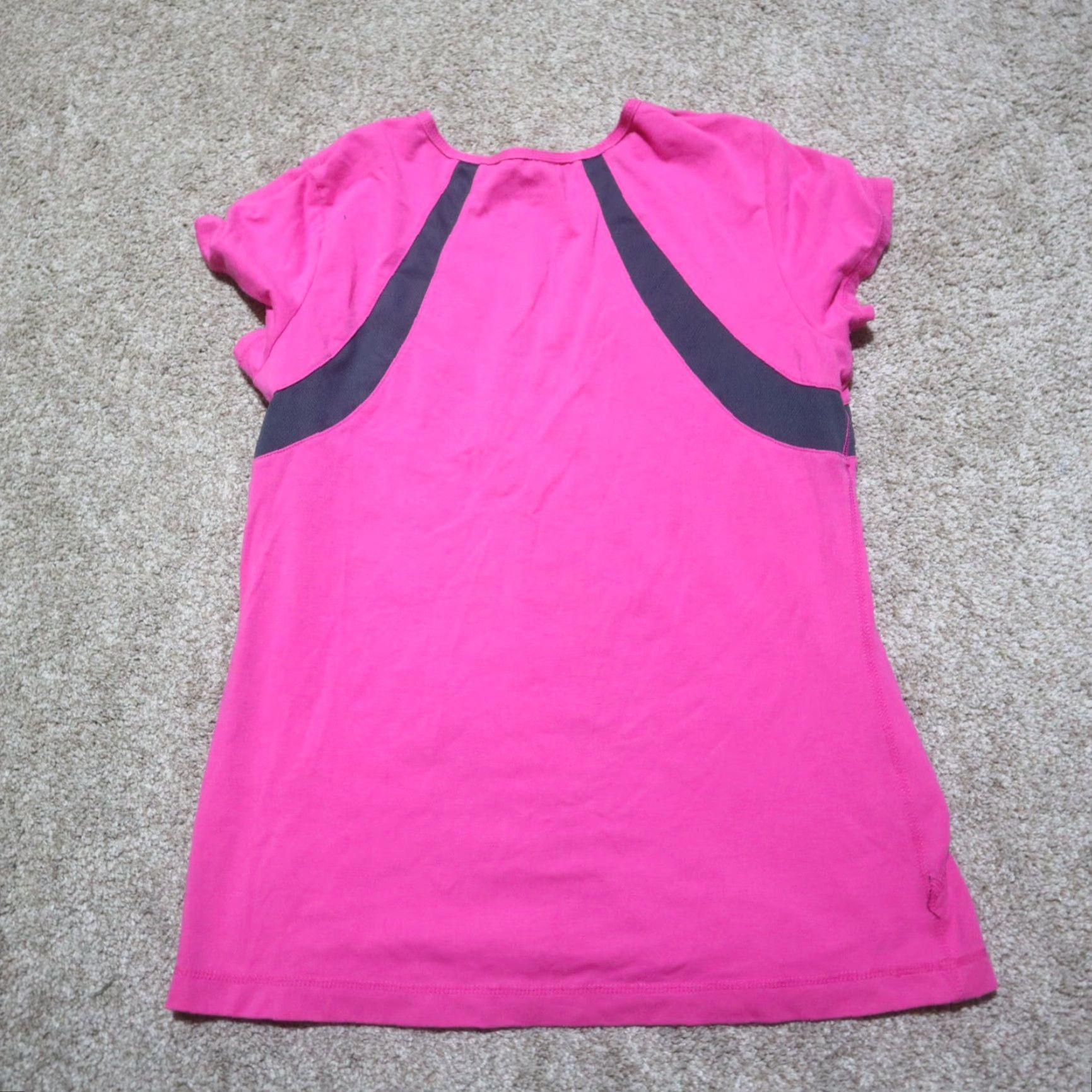 Vintage VINTAGE Danskin Pink Scrub Shirt Short Sleeve Adult Women's L Large with Pockets Size 36" / US 14 / IT 50 - 5 Thumbnail