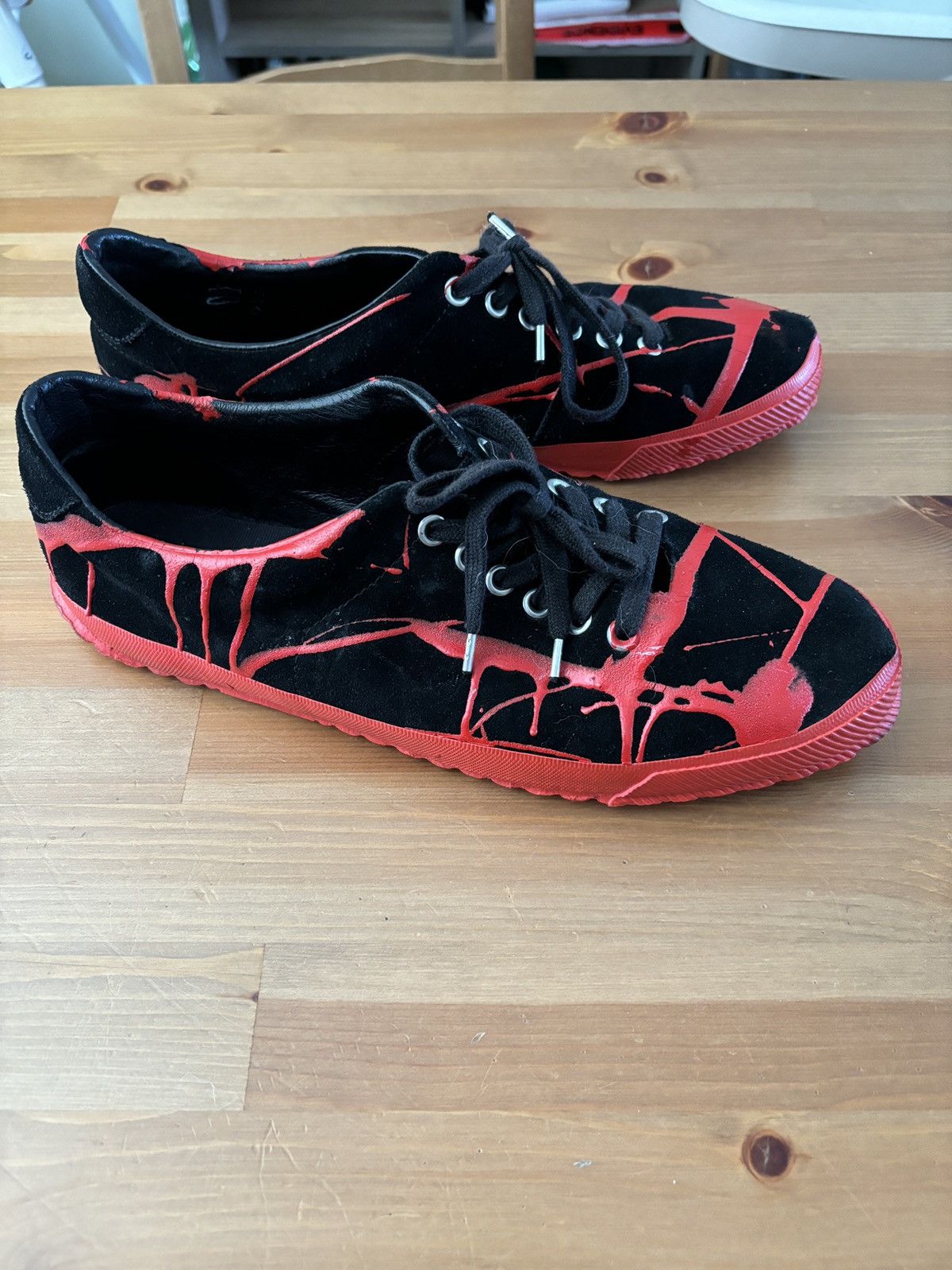 Comme des Garcons Homme Plus CDG Homme Plus painted sneakers Size US 11 / EU 44 - 1 Thumbnail