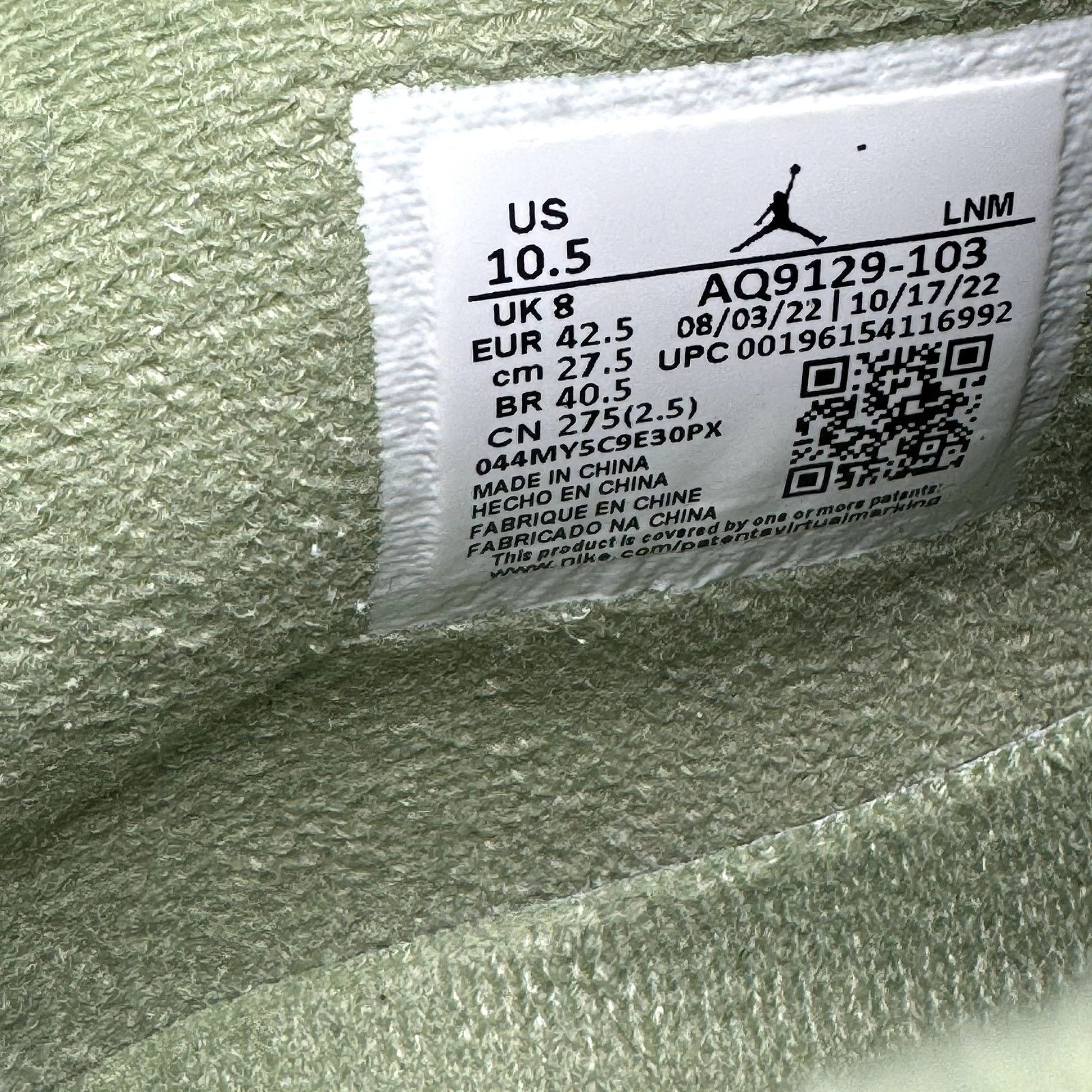 Jordan Brand × Nike Size 10.5 - Wmns Air Jordan 4 Retro Seafoam Women's Shoes Size US 10.5 / IT 40.5 - 8 Thumbnail